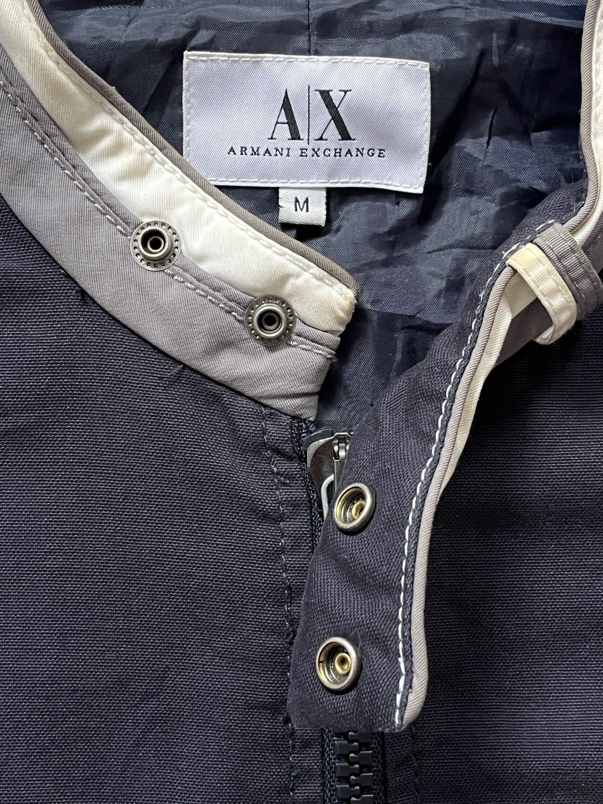 Armani Exchange 00’s Armani Exchange Racer Jacket by Giorgio Armani Size US M / EU 48-50 / 2 - 11 Thumbnail