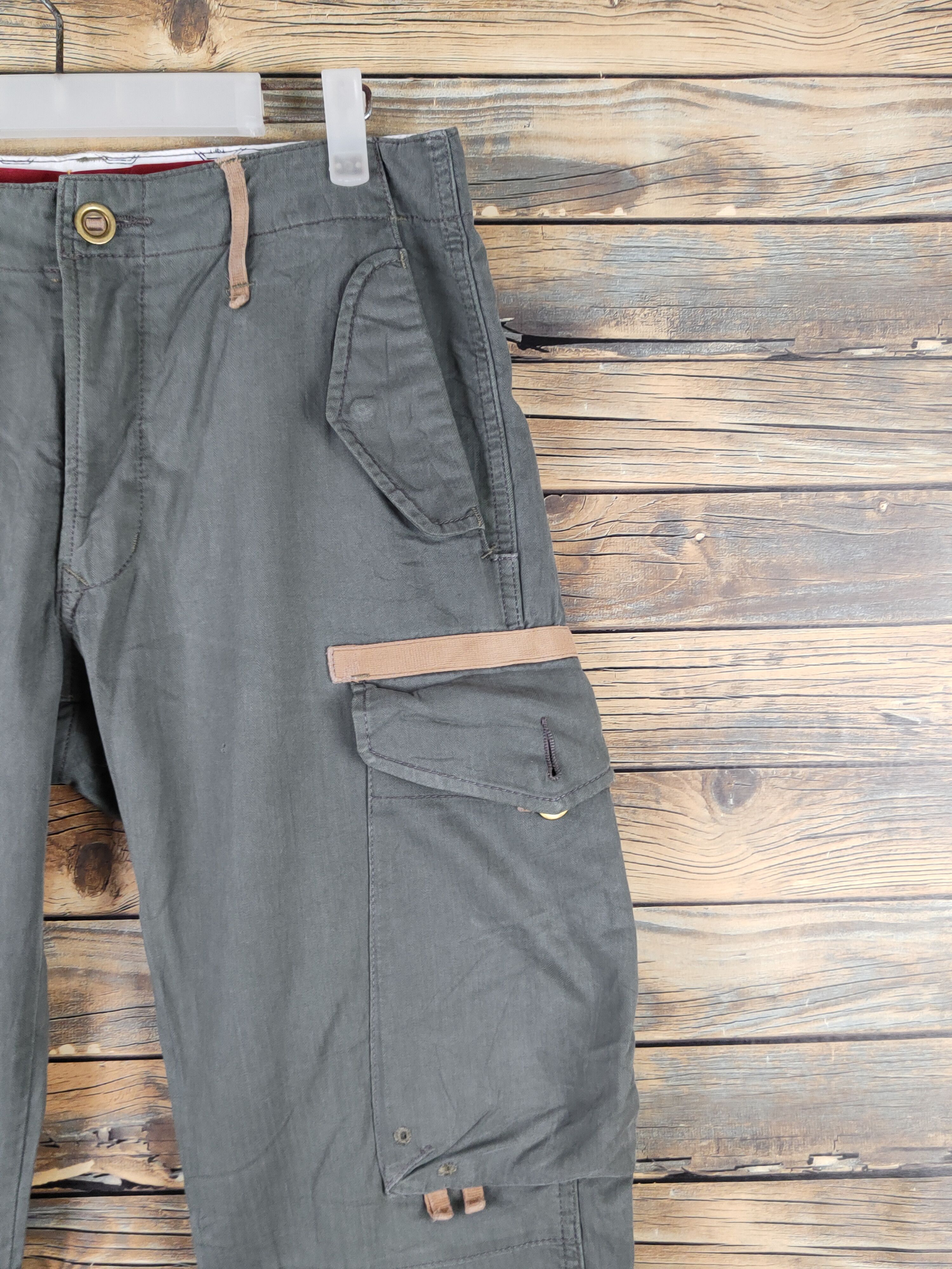 Edwin Edwin Green Multipocket Tactical Cargo Pants #W1318 Size US 31 - 5 Thumbnail