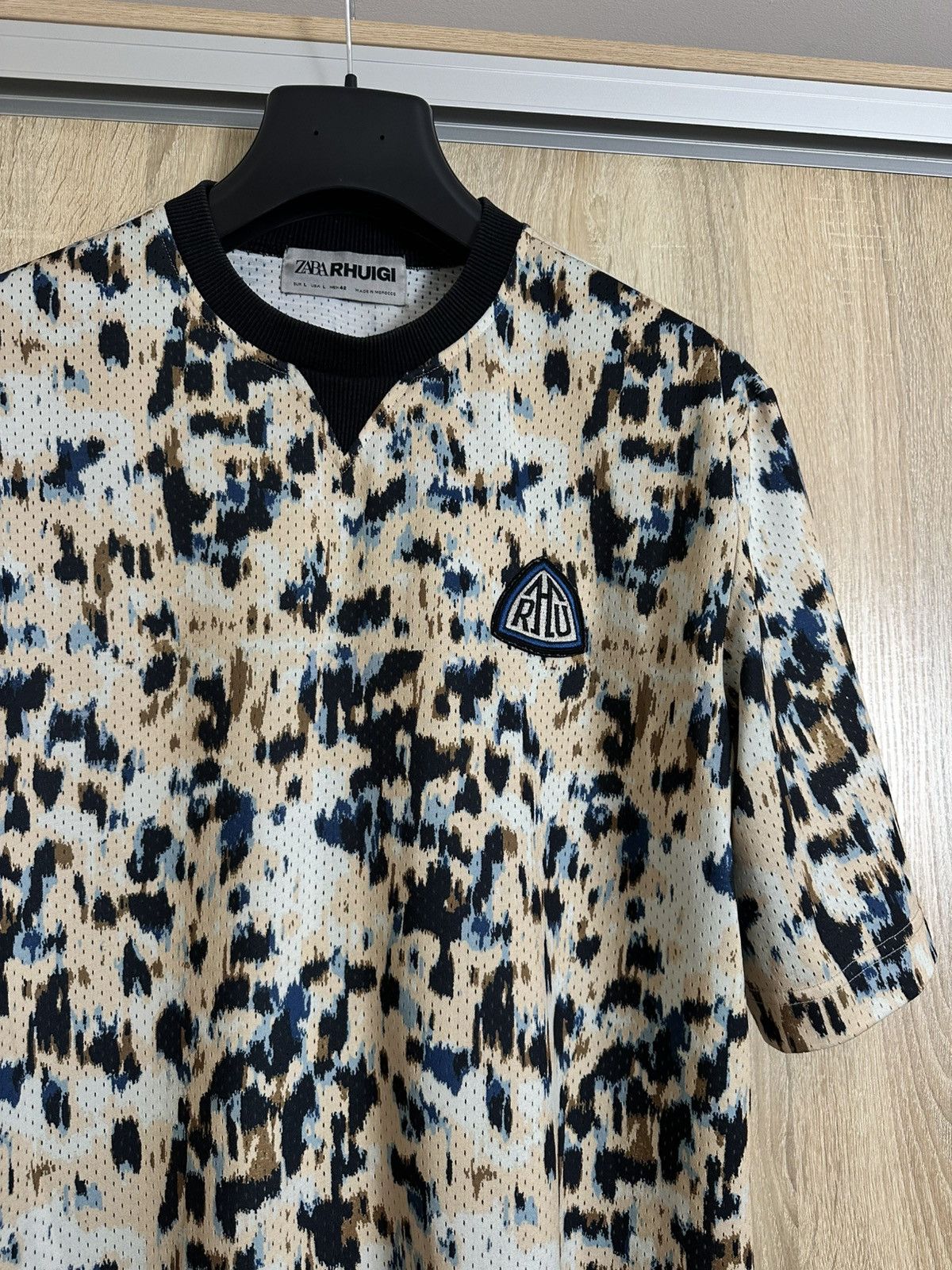 Rhude × Zara 🔥 Zara x Rhude Rhuigi Animal Print Oversized Jersey T Shirt Size US L / EU 52-54 / 3 - 1 Thumbnail