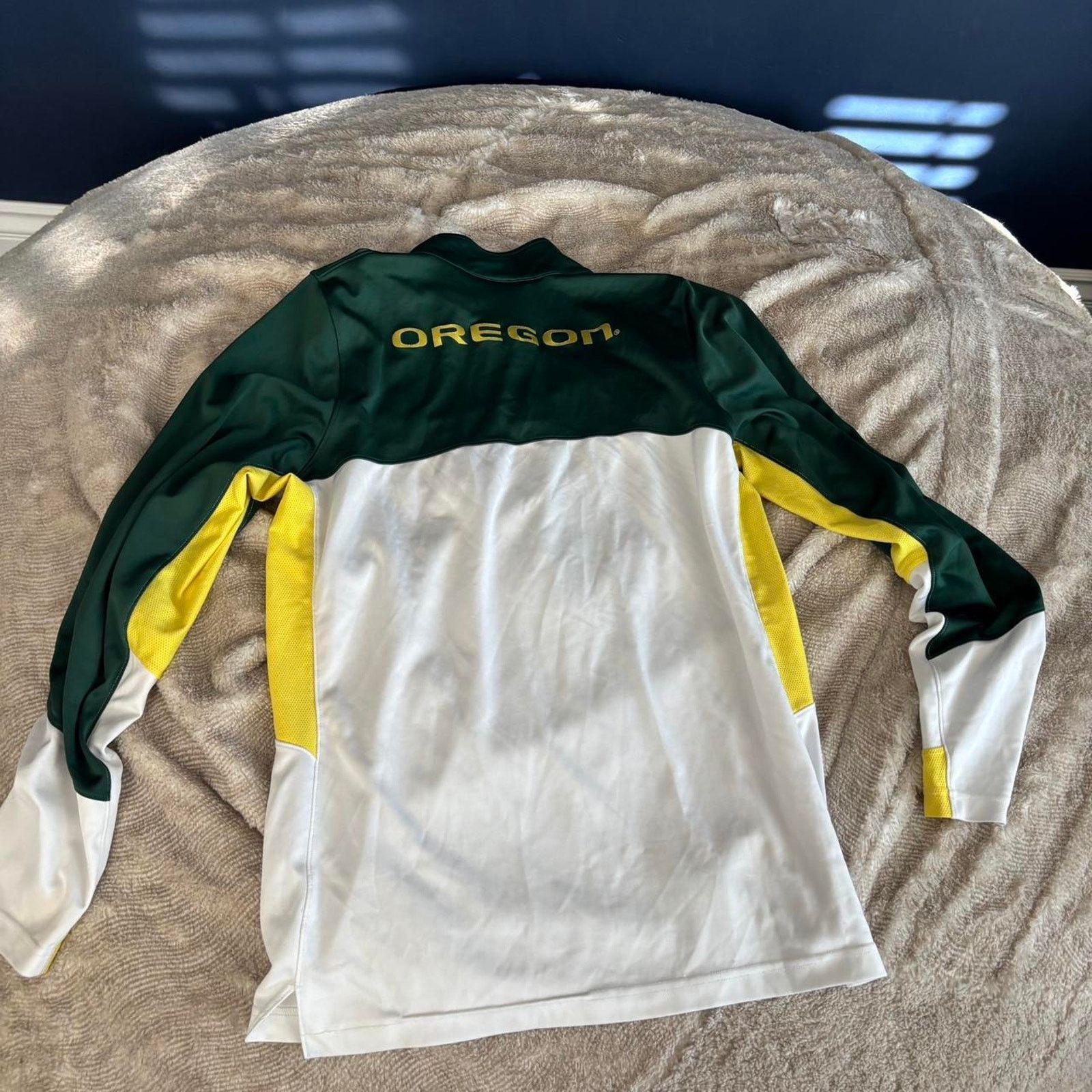 Nike Vintage nike oregon warm up quarter Size US L / EU 52-54 / 3 - 3 Thumbnail