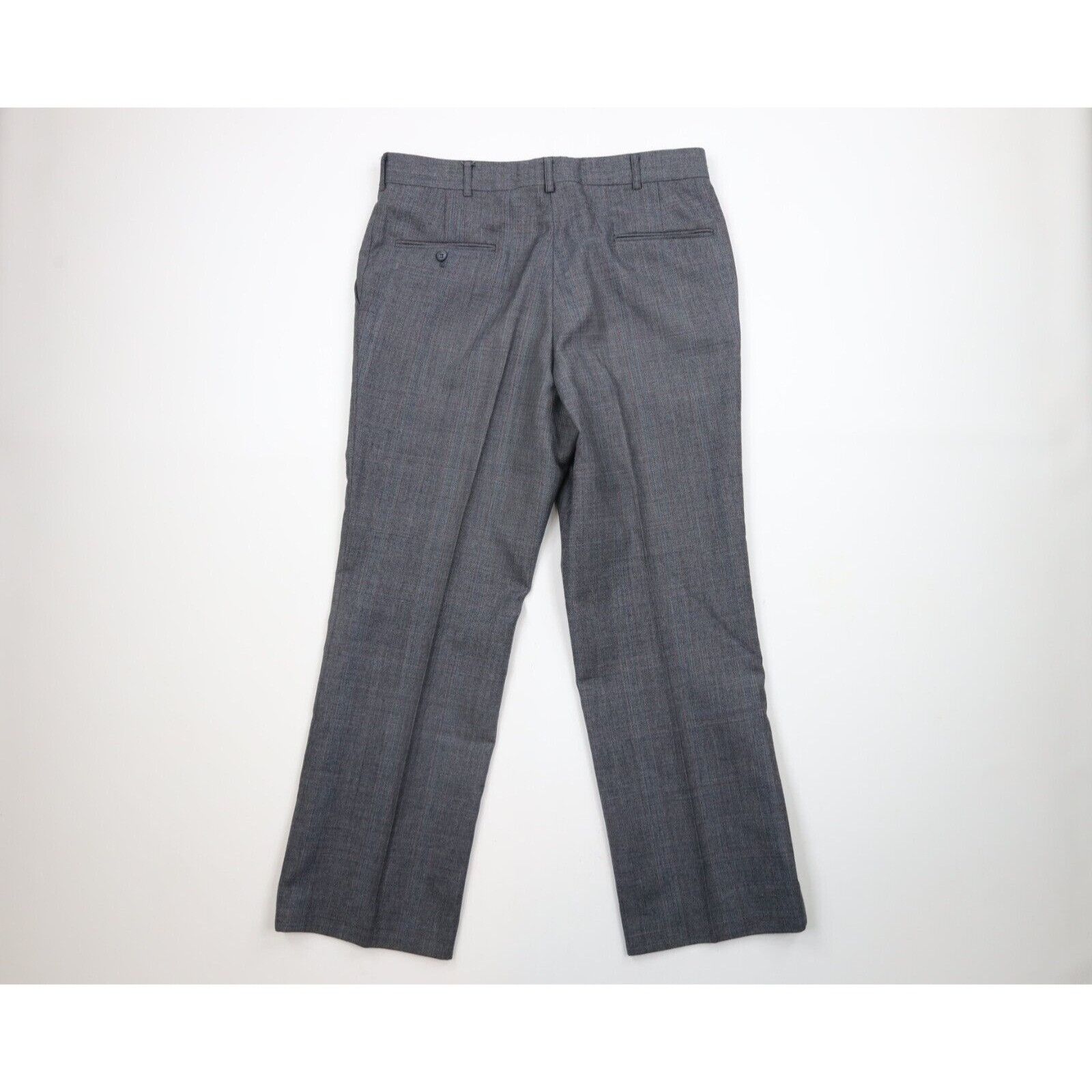 Vintage Vintage 70s Streetwear 2 Piece Wool Plaid Suit Wedding Size 40R - 15 Thumbnail