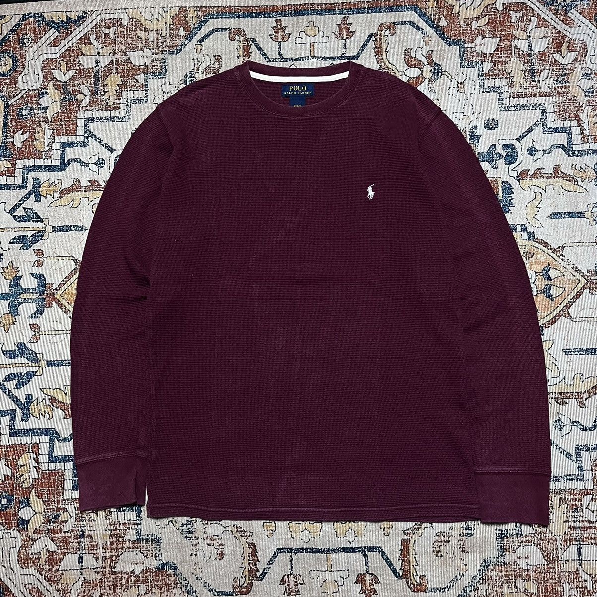 Polo Ralph Lauren × Ralph Lauren Polo Ralph Lauren Maroon Longsleeve Size US M / EU 48-50 / 2 - 1 Thumbnail