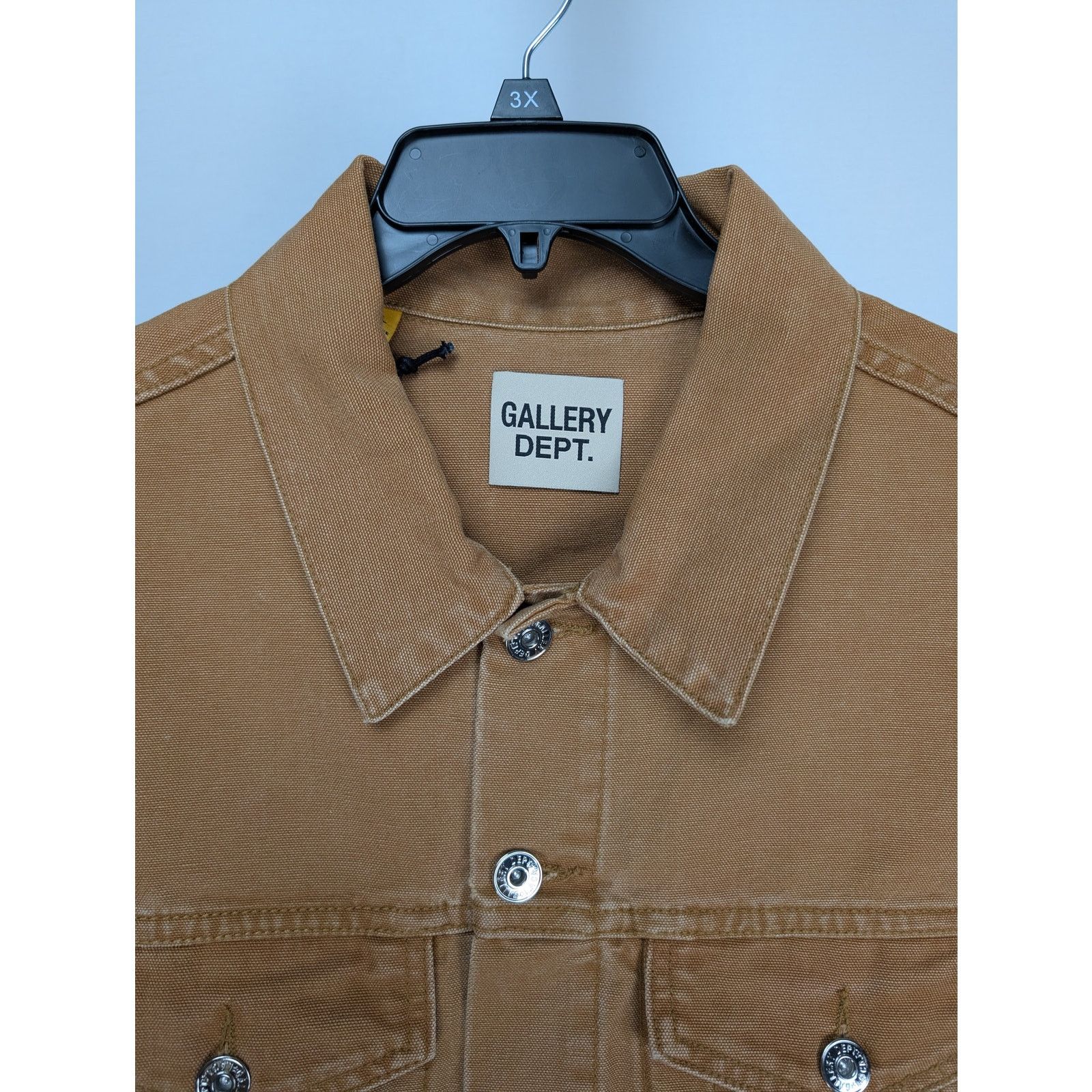 Gallery Dept. o1rshd1 Trucker Jacket in Canvas Tan Size US L / EU 52-54 / 3 - 4 Thumbnail