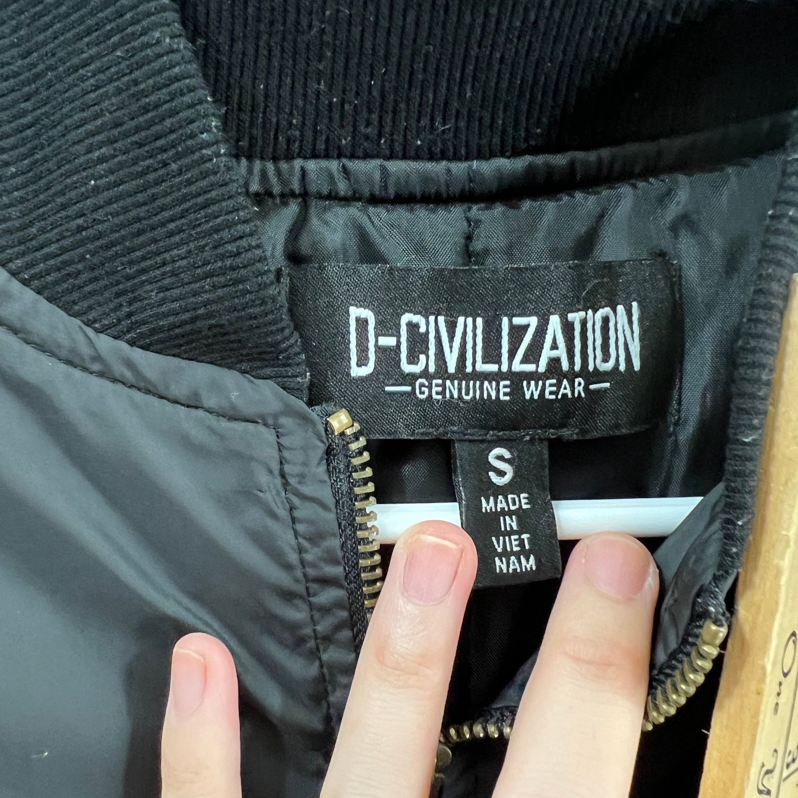 Other D-CIVILIZATION Black Full Zip Jacket Womens Size S Full Zip Size S / US 4 / IT 40 - 3 Thumbnail