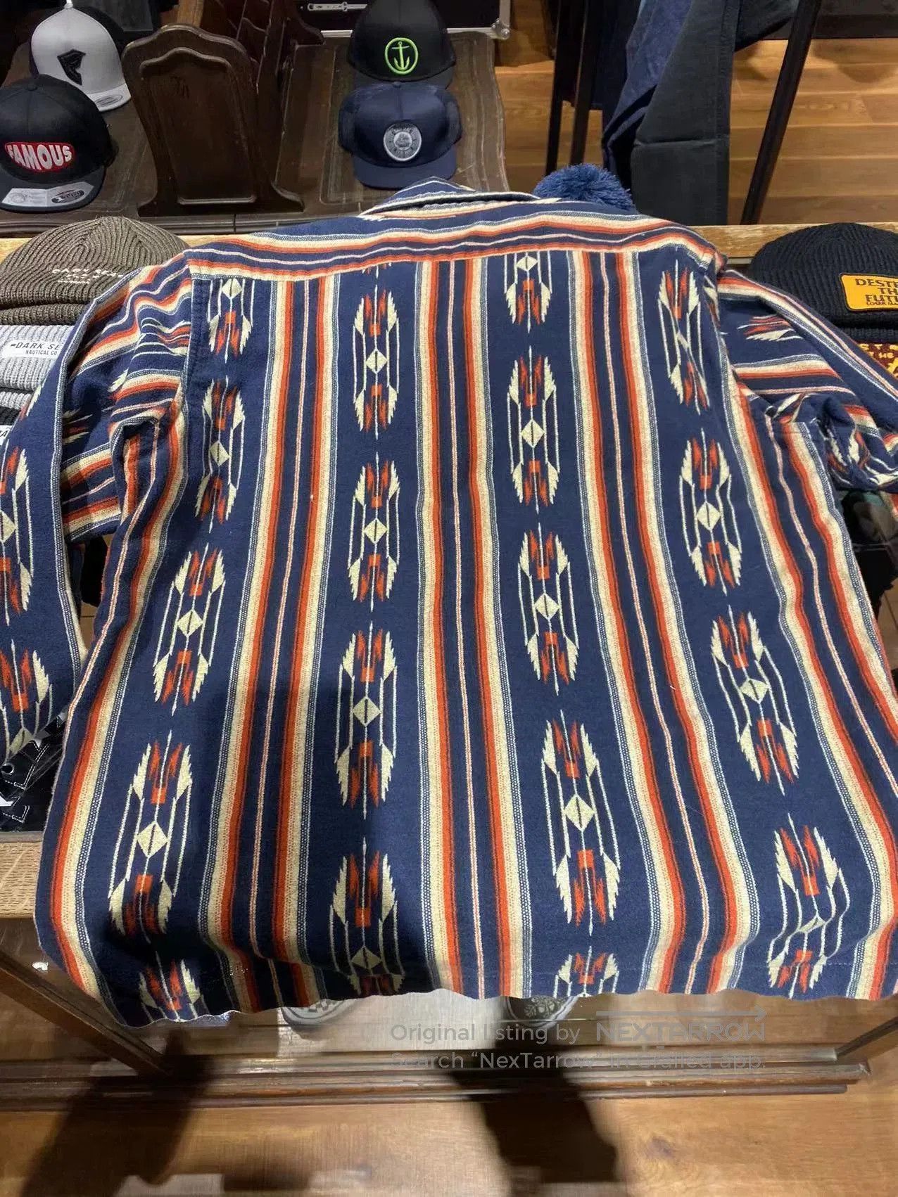 Schott westcoast tribal patterned shirt with collar. Size US L / EU 52-54 / 3 - 2 Thumbnail
