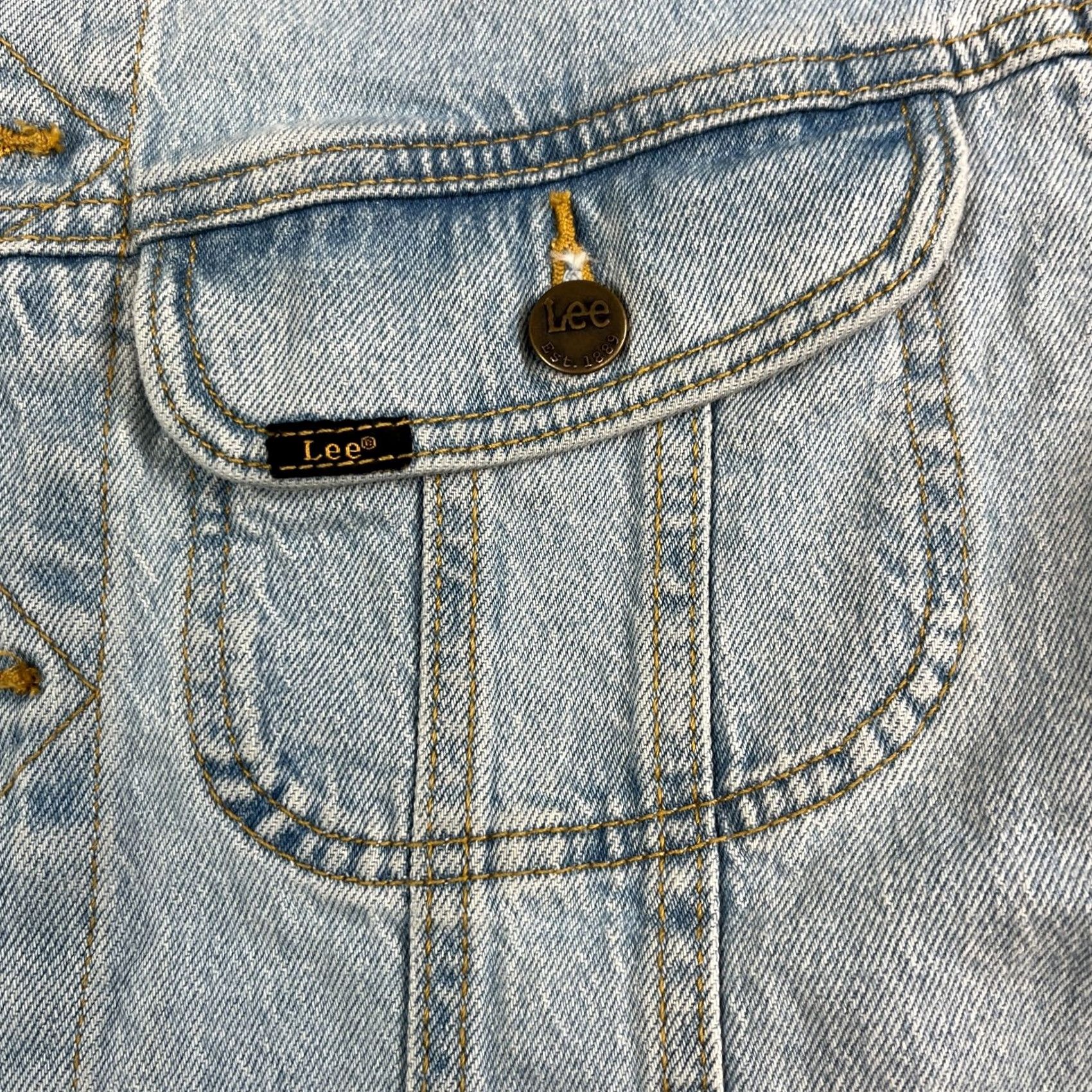 Lee Lee Rider Jacket Denim Jacket Mens Medium Blue Trucker Style 3-in-1 Workwear Size US M / EU 48-50 / 2 - 6 Thumbnail