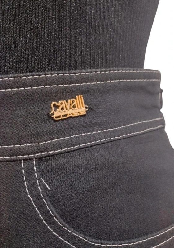 Cavalli Class Cavalli Class Roberto Cavalli Asymmetric Denim Skirt Y2K Size 27" / US 4 / IT 40 - 4 Thumbnail
