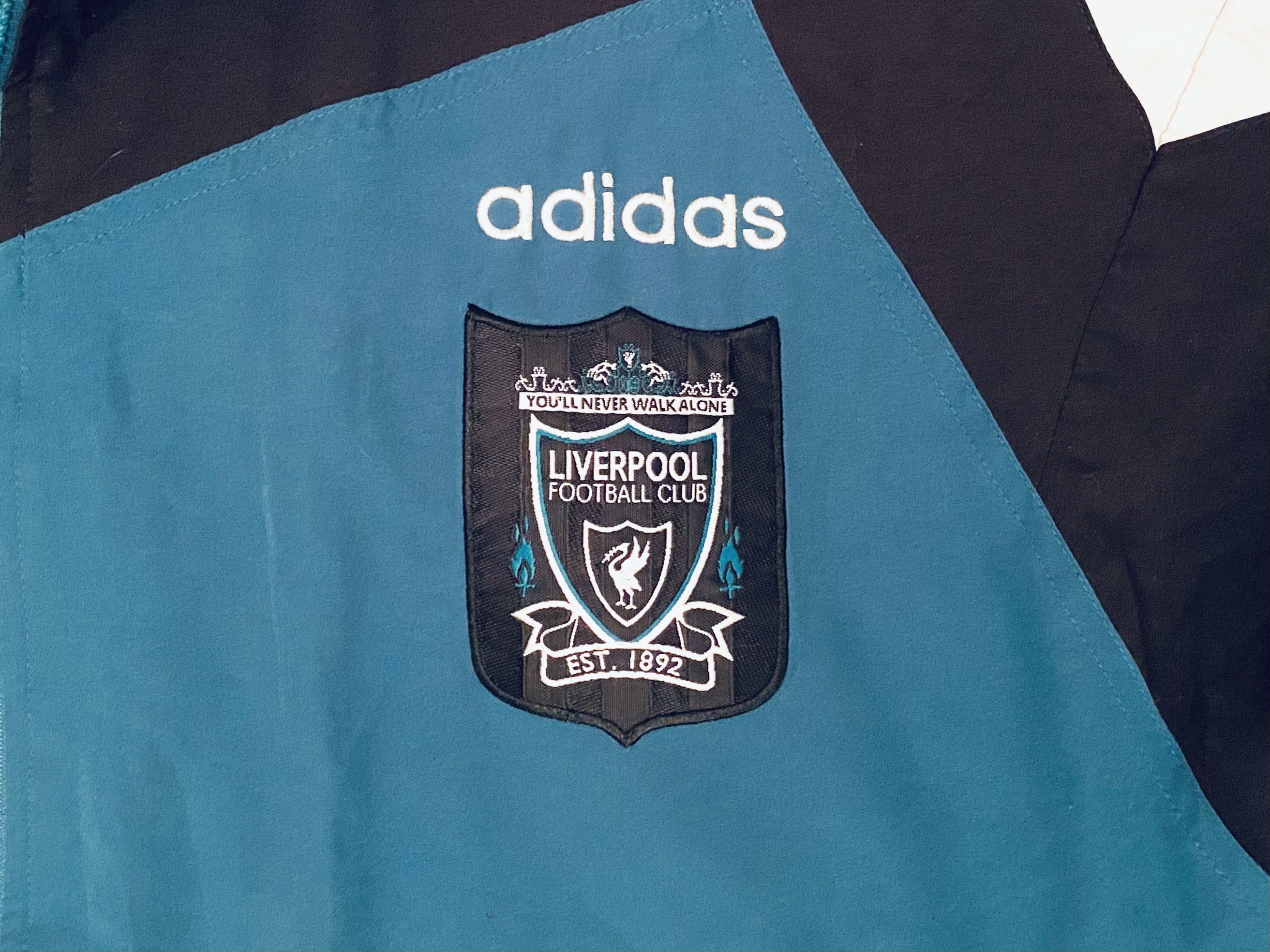 Adidas × Vintage Liverpool Track Training Jacket 1995 / 1996 Size US L / EU 52-54 / 3 - 8 Thumbnail