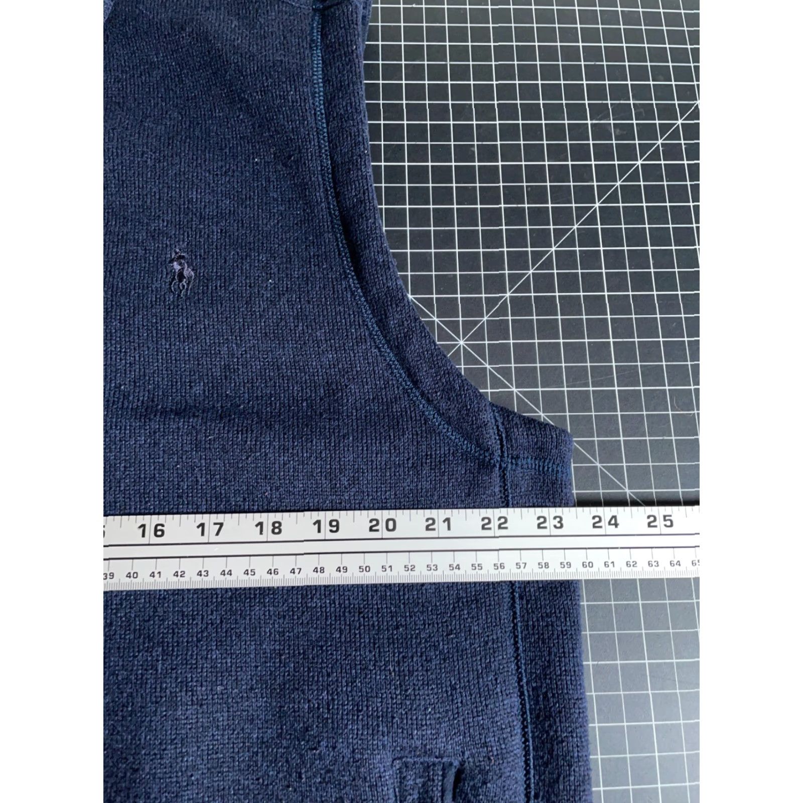 Polo Ralph Lauren Polo Ralph Lauren Performance Vest Fleece Zip Up Pockets Men XL Blue Dark Navy 90s Style Size US XL / EU 56 / 4 - 5 Thumbnail