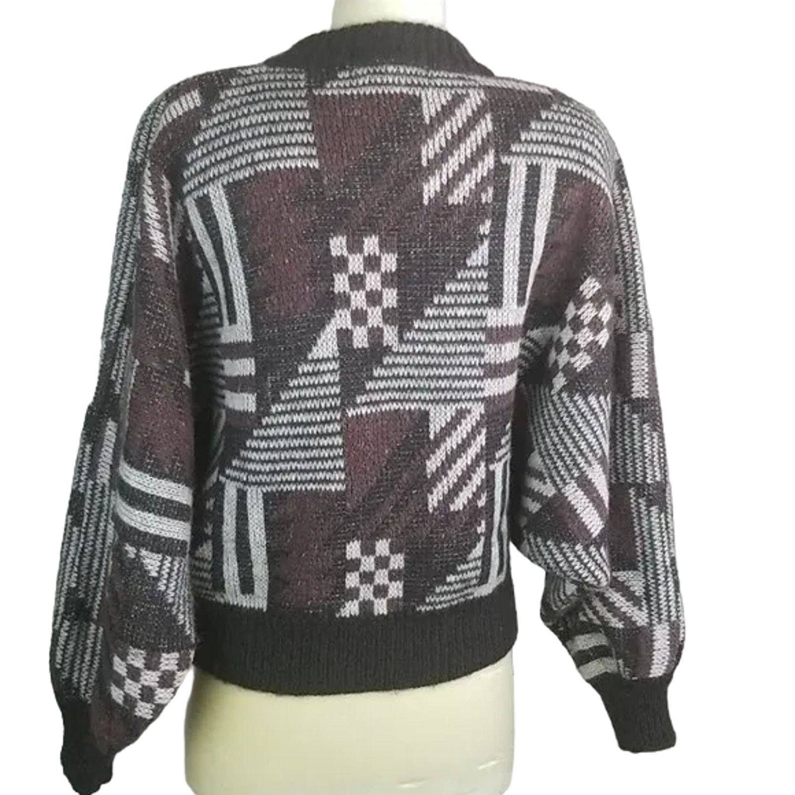 Dragon Diffusion Vintage IB Diffusion Womens Mohair Cardigan Sweater Wool S Size S / US 4 / IT 40 - 4 Thumbnail