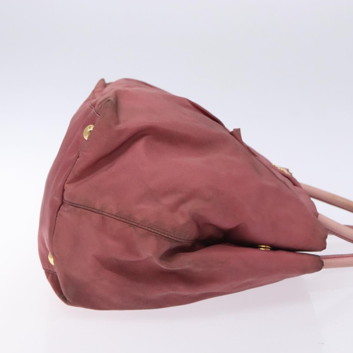 Prada PRADA Hand Bag Nylon Pink Gold Size ONE SIZE - 4 Thumbnail