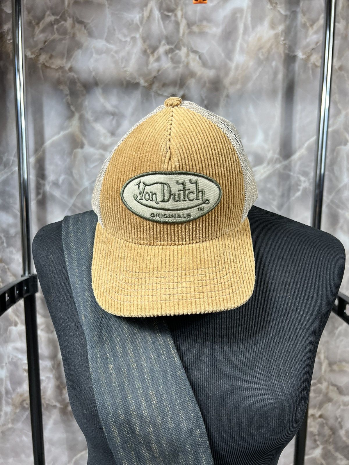 Von Dutch Vintage Von Dutch Corduroy Mesh Y2kCap Size ONE SIZE - 2 Thumbnail