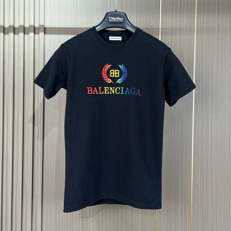 Balenciaga Balenciaga Embroidered rainbow wheat-ear short sleeve 2502- Size US XS / EU 42 / 0 - 1 Thumbnail