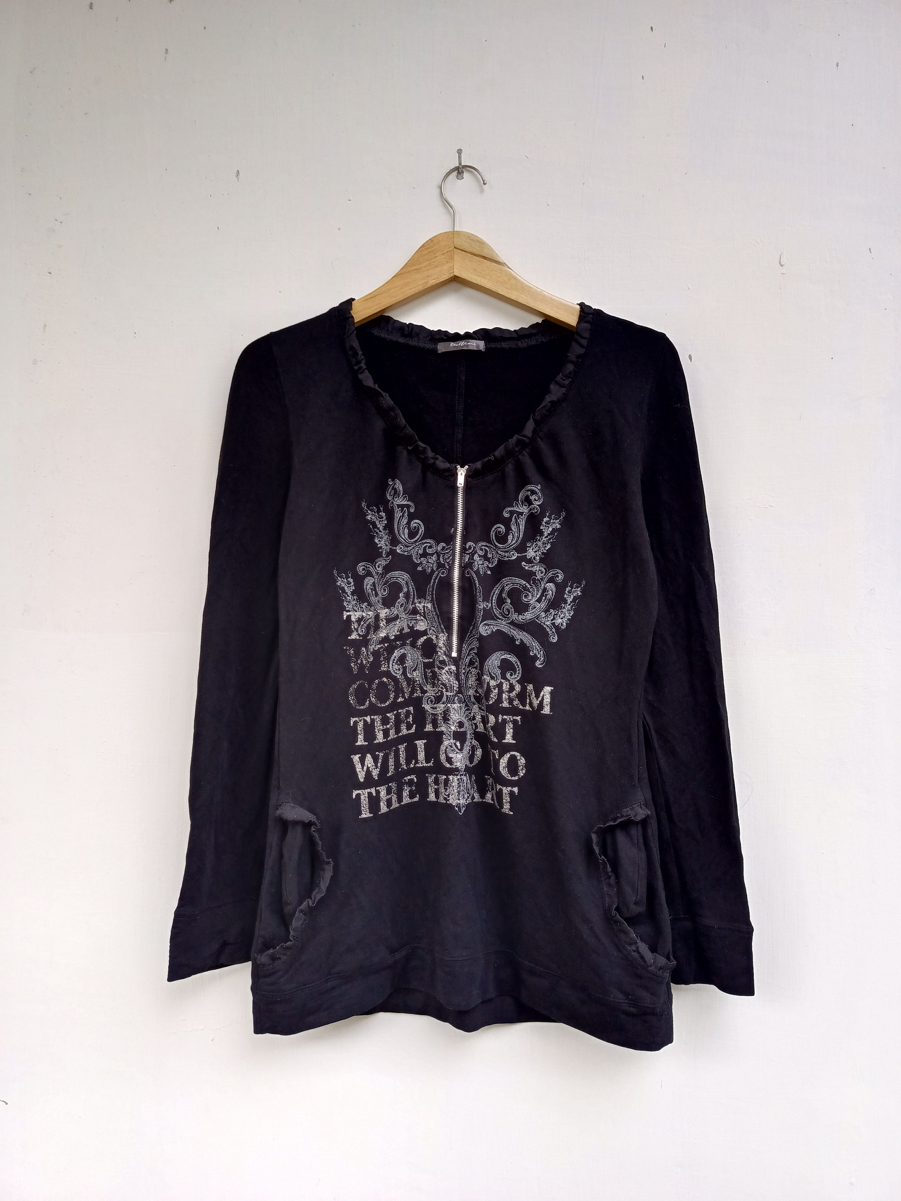 Japanese Brand Dellini long sleeve tshirt japanese brand Size L / US 10 / IT 46 - 1 Thumbnail