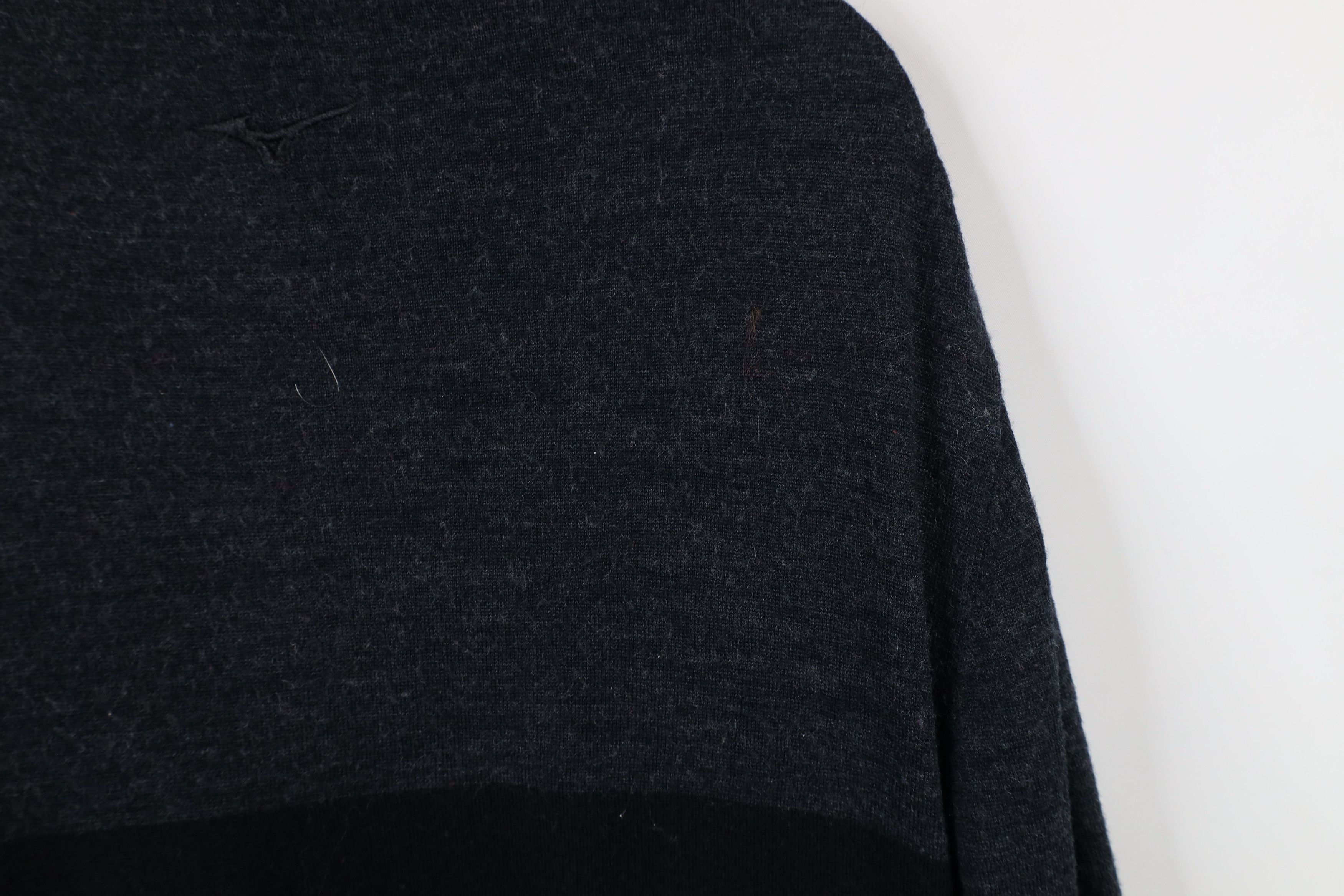 Mizuno × Vintage Vintage Mizuno Wool WindLite Flex Half Zip Sweater Jacket Size US XL / EU 56 / 4 - 14 Thumbnail