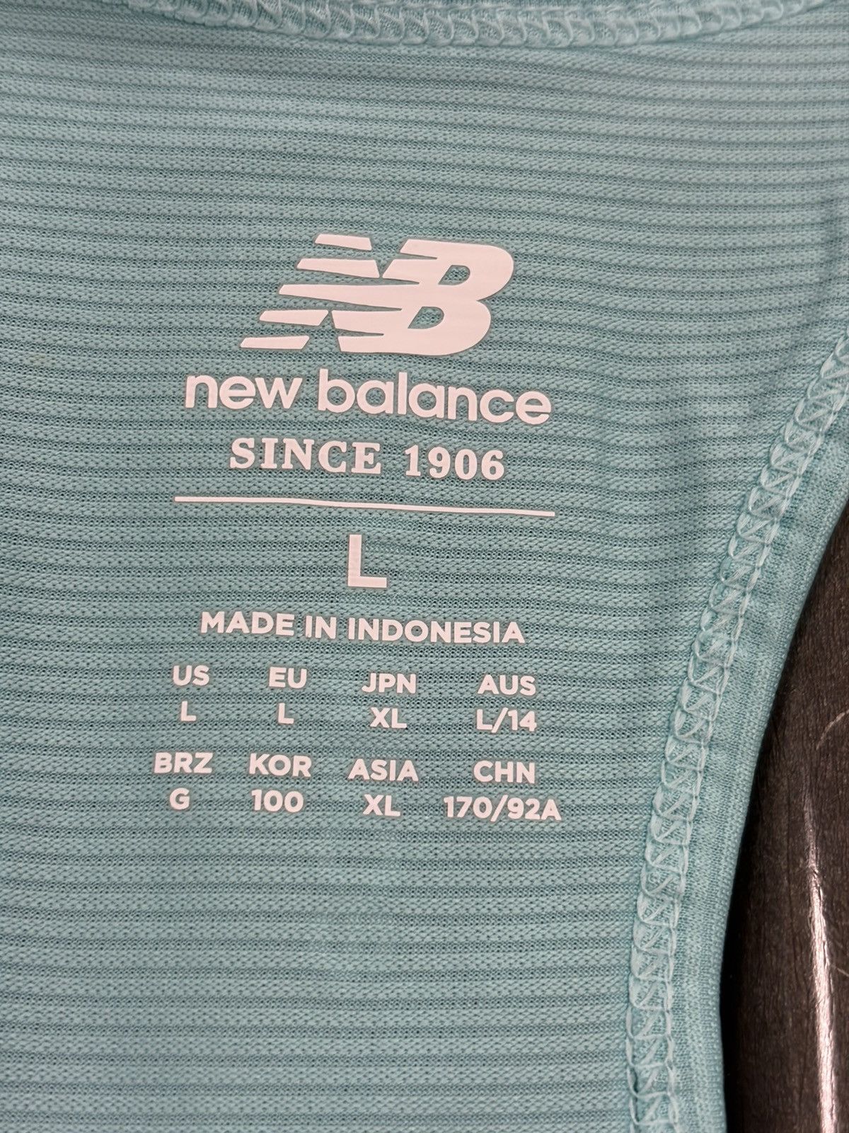 New Balance New Balance Tank Top Womens Large Racerback NB Dry Shirt Size L / US 10 / IT 46 - 3 Thumbnail