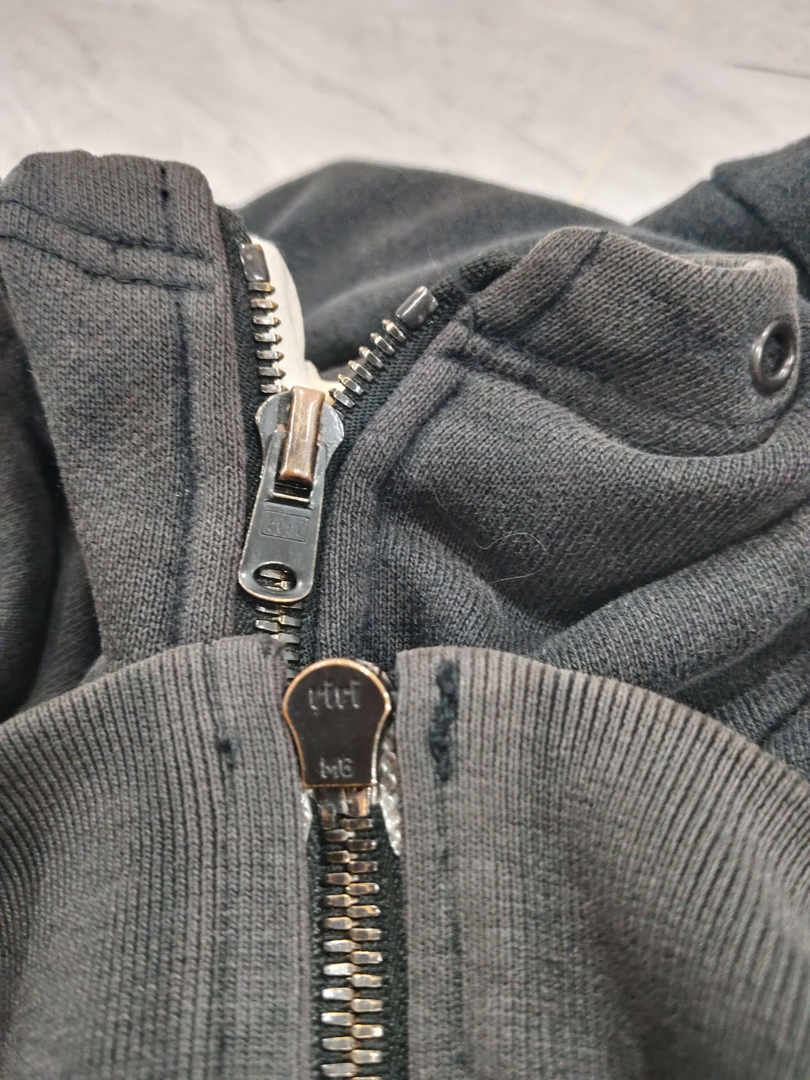 If Six Was Nine × Japanese Brand × Number (N)ine Vintage Number Nine Zipper Hoodie Heavy Sweatshirt Size US M / EU 48-50 / 2 - 7 Thumbnail
