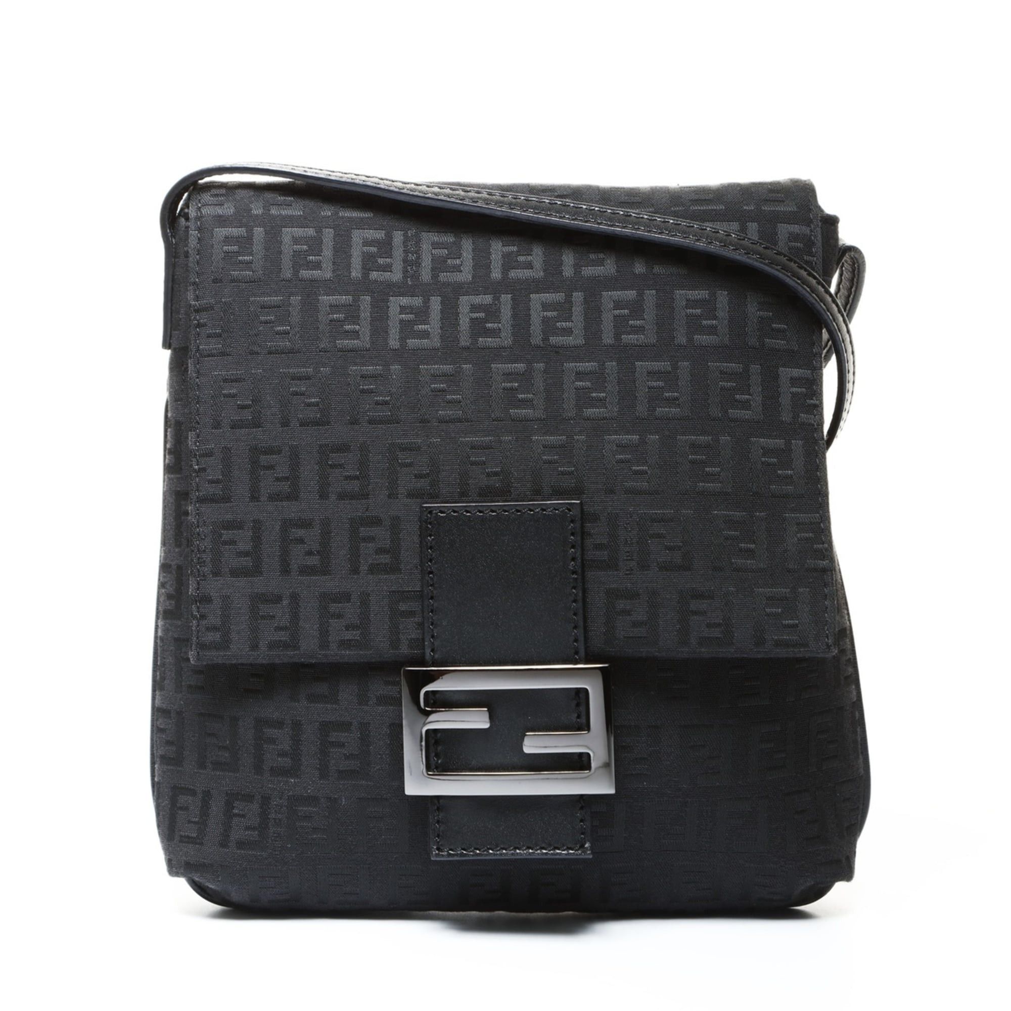 Fendi Fendi Mamma Bucket Canvas Shoulder Bag, Black, WS25216 Size ONE SIZE - 1 Thumbnail