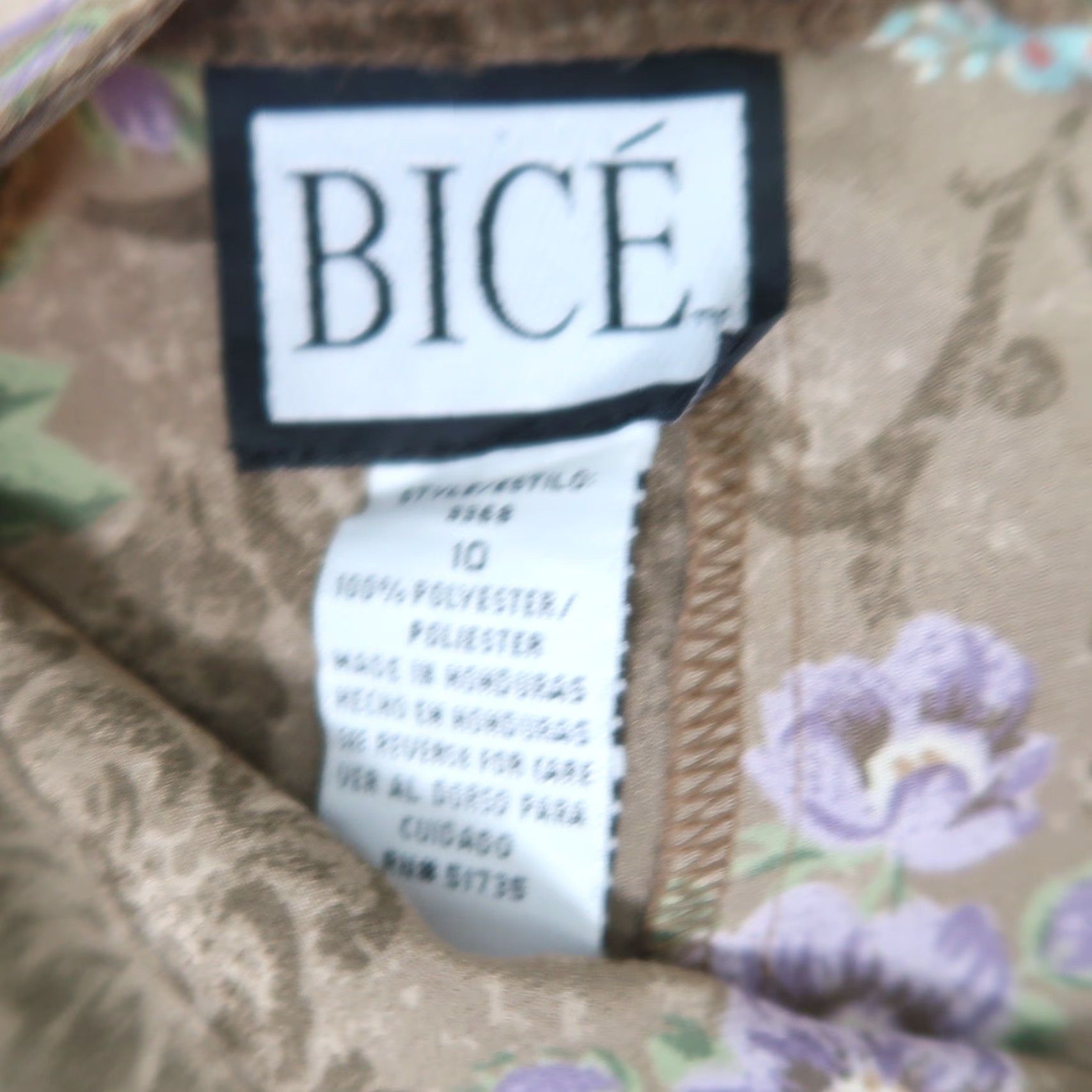 Vintage VINTAGE Bice Skirt A-Line Midi Floral Brown 90s Women Size 10 Skirt Midi Floral 90s Brown Womens Capable Seasonal Fall Spring Summer 10 Size 32" / US 10 / IT 46 - 4 Thumbnail