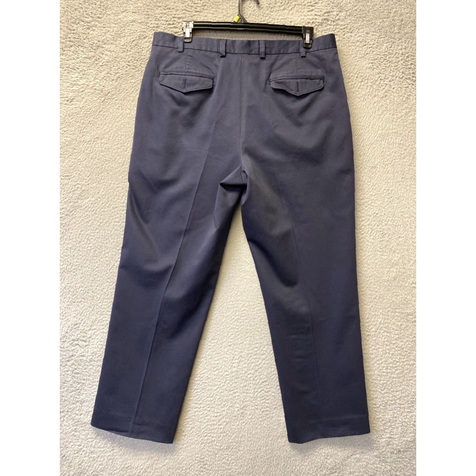 Vintage VINTAGE L.L. Bean Heavy Chino Pants Mens 38x32 Dusty Navy Blue Casual Workwear Size US 38 / EU 54 - 7 Thumbnail