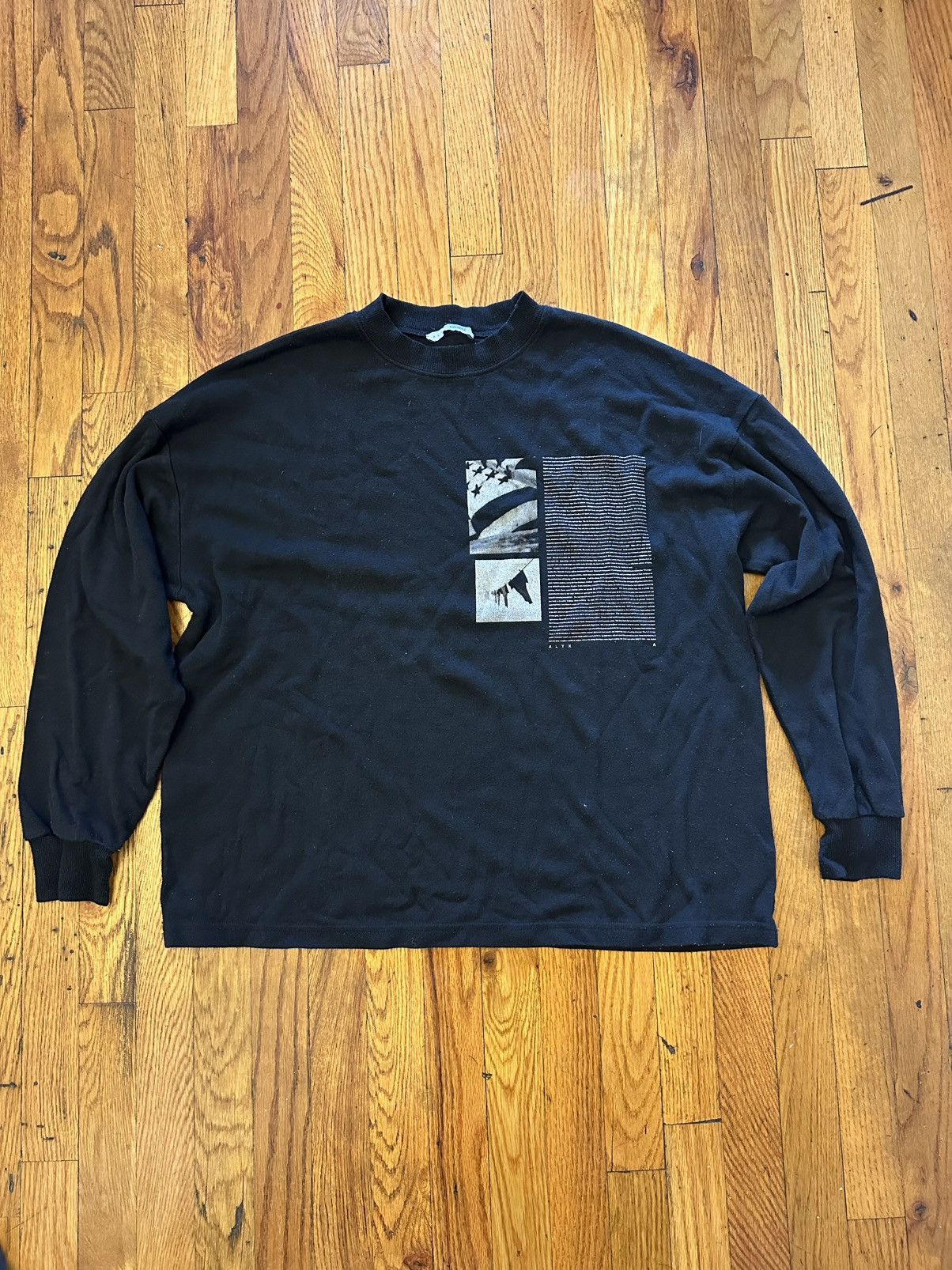 Alyx Alyx Flag Graphic L/S T-Shirt Size US M / EU 48-50 / 2 - 1 Thumbnail