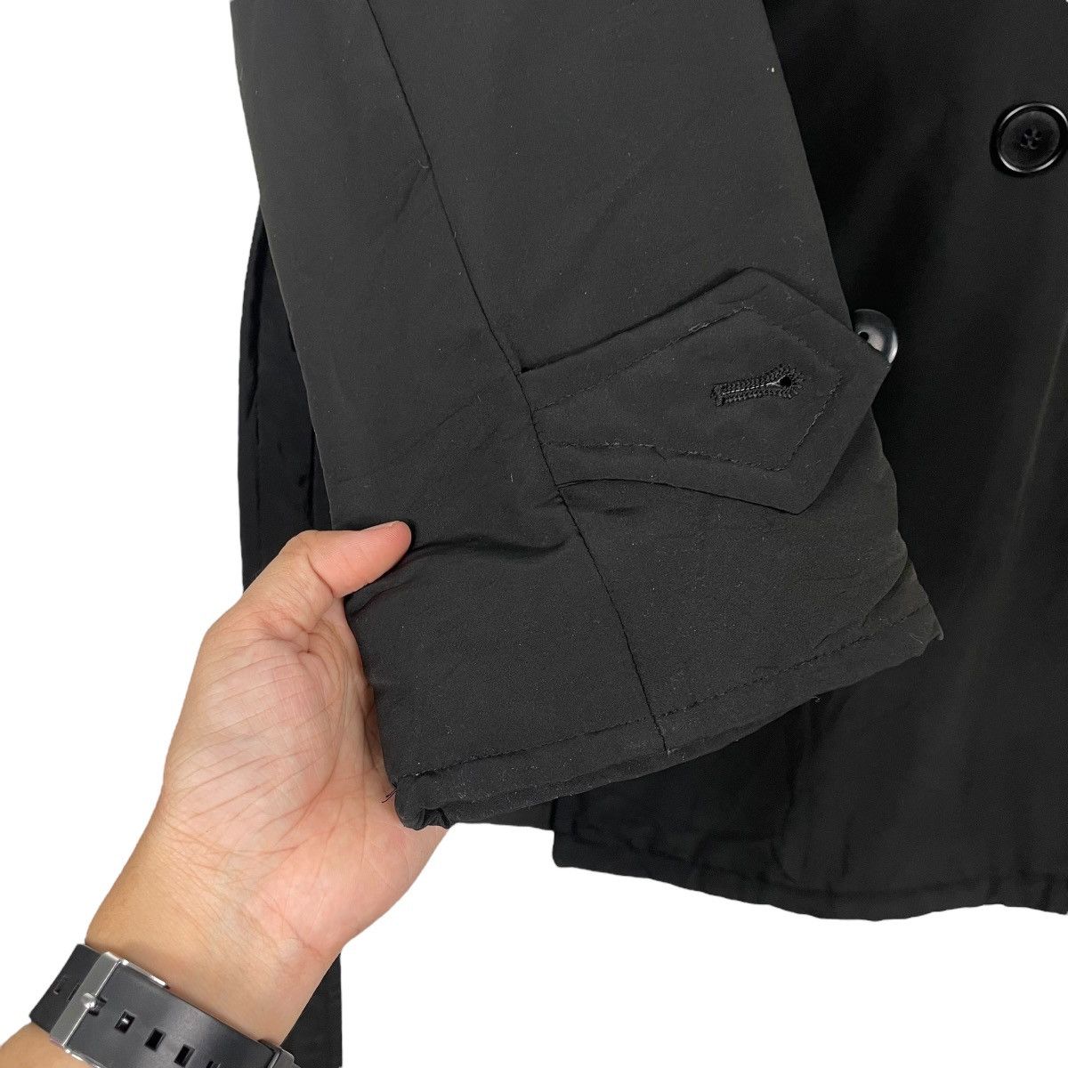 Max Mara Max Mara Double Breasted Black Jacket Size S / US 4 / IT 40 - 13 Thumbnail