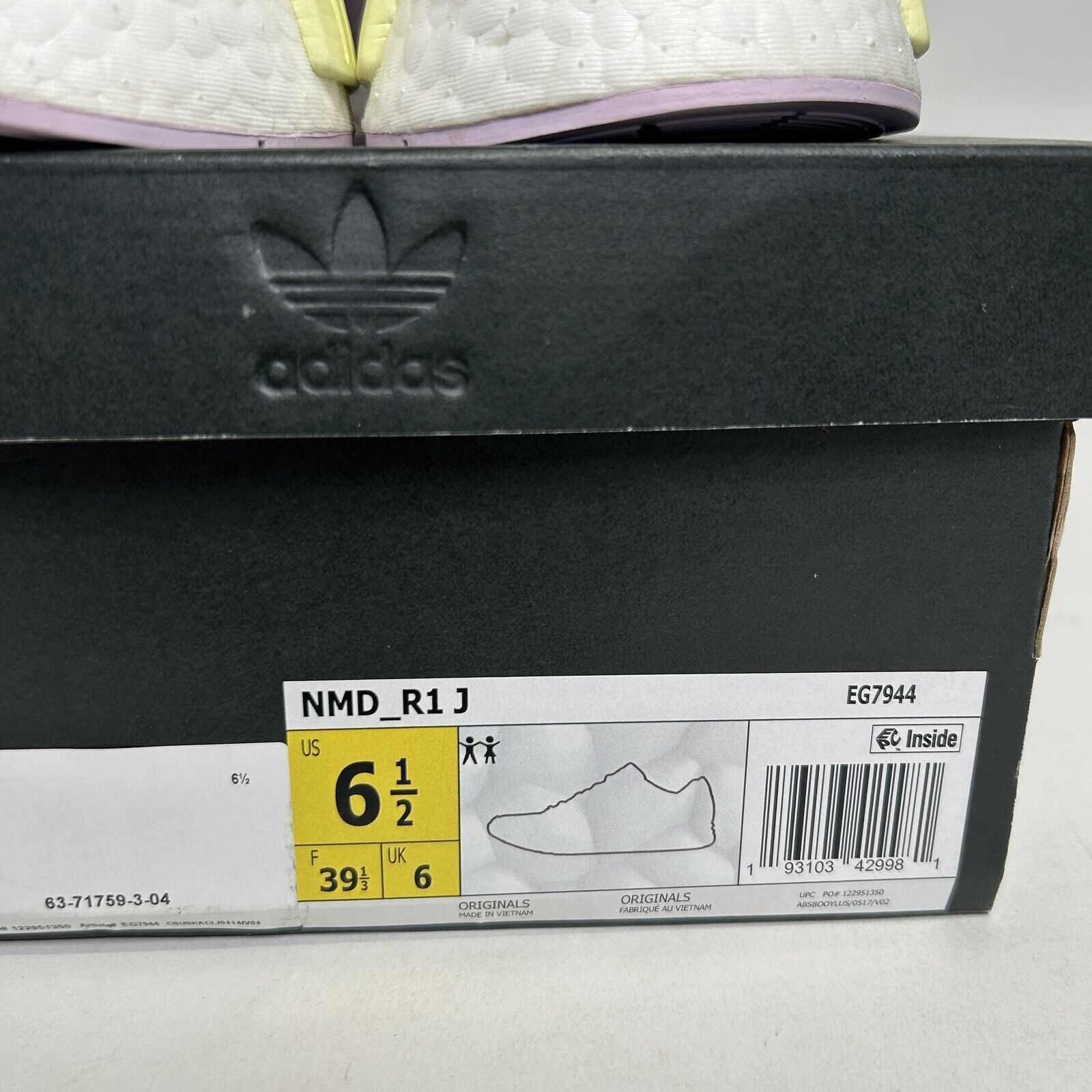 Adidas Adidas NMD R1 Boost J “Pastel Pink/Rainbow” 2024 Size US 8 / IT 38 - 5 Thumbnail