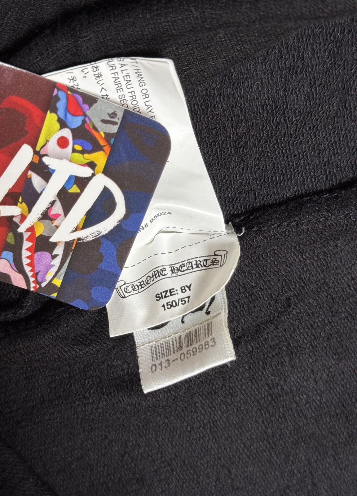 Chrome Hearts Chrome Hearts Kids Black Matty Boy Logo Sweatpants Size US 26 / EU 42 - 8 Thumbnail