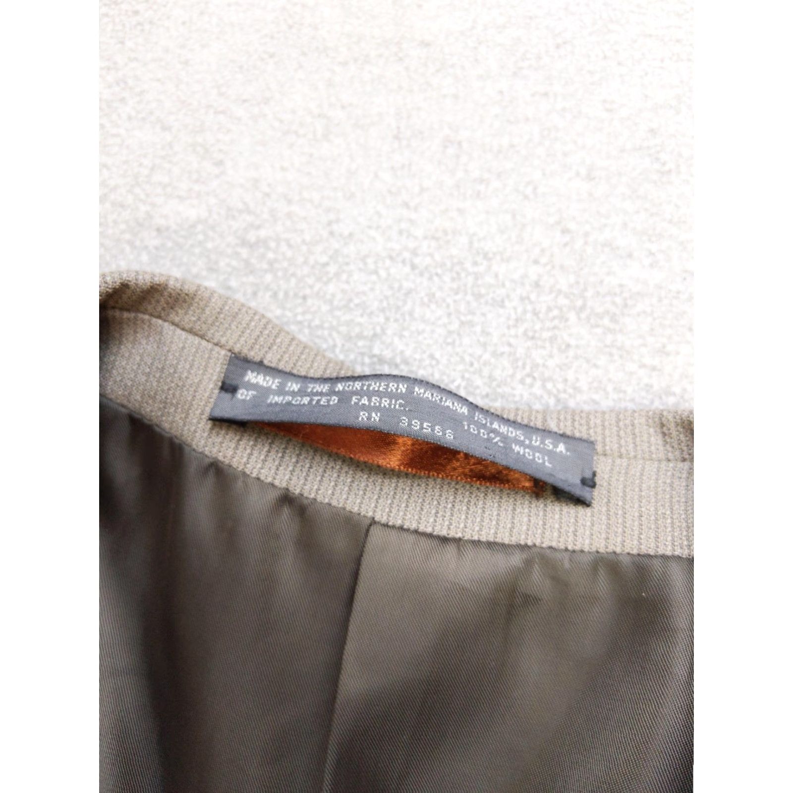 Vintage Petrocelli Suit Mens XL Gray 2 Piece Wool Blazer Pants Classic USA Slim Pinstripe Notch Lapel Long Coat Alphabet: XL44? Size 46R - 3 Thumbnail