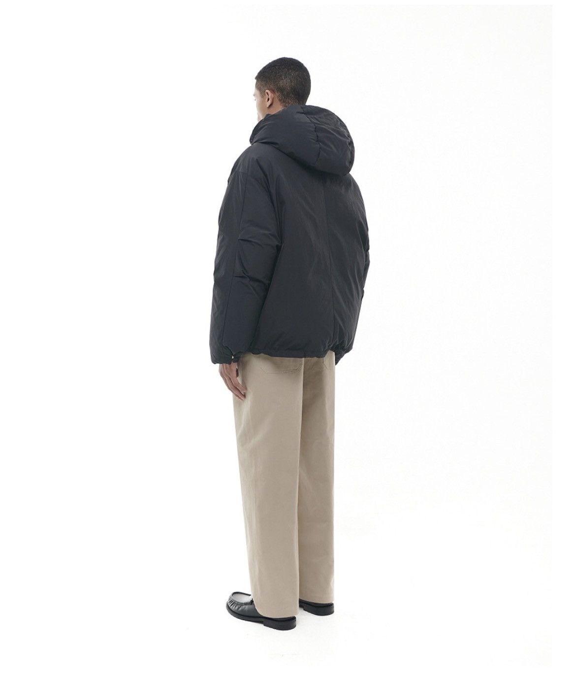 POST ARCHIVE FACTION (PAF) BESLOW Oversized M65 Hood Short Down Parka Jacket Black Size US M / EU 48-50 / 2 - 14 Thumbnail