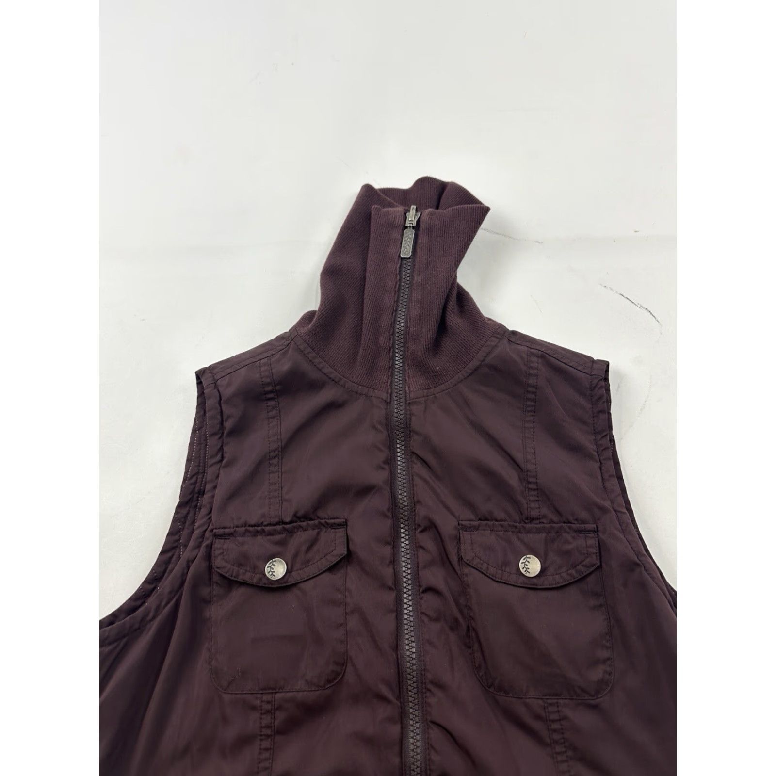 Vintage VINTAGE Columbia Vest Womens S Deep Red Full Zip Quilted Reversible Hooded Sleeveless XCO Size S / US 4 / IT 40 - 2 Thumbnail