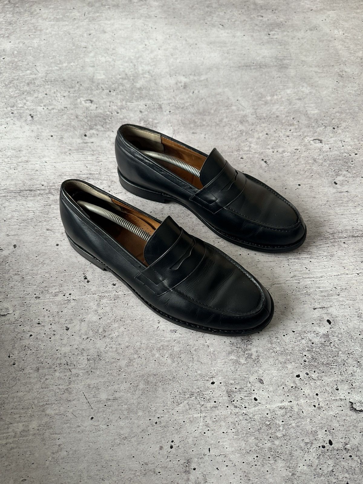 Other Black Leather Loafers, Size 45 - Classic Men’s Formal Shoes Size US 12 / EU 45 - 2 Thumbnail