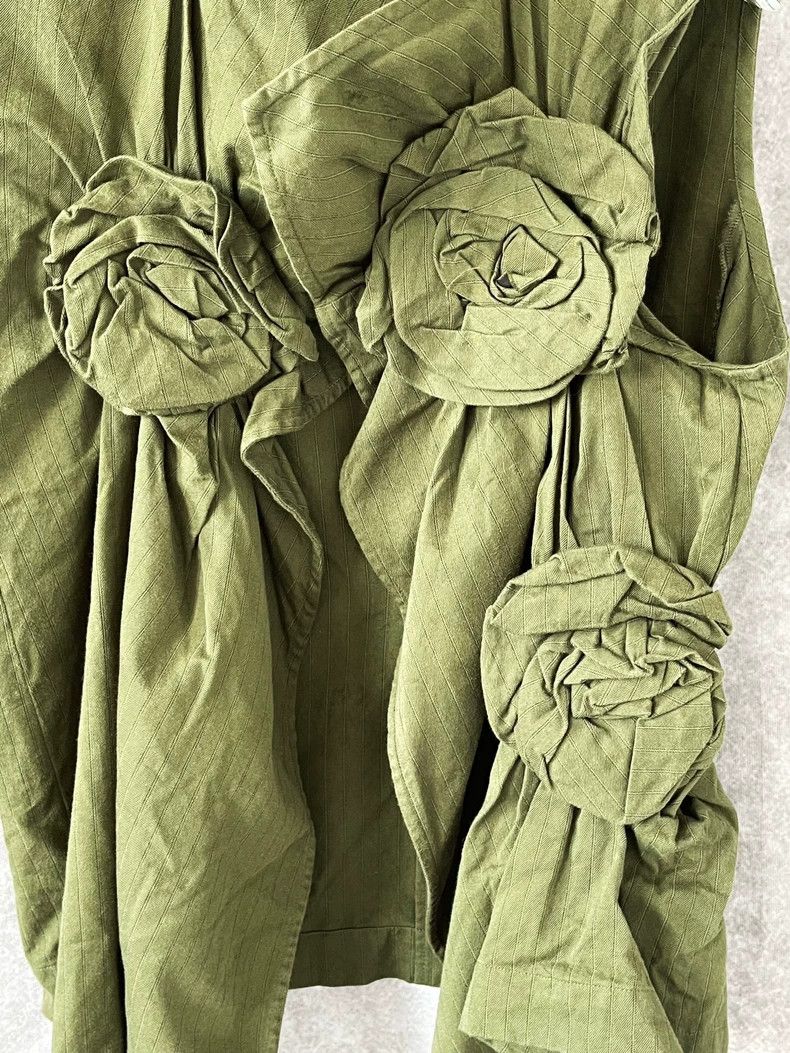 Comme des Garcons Comme Des Garcons Three-flower rose pinched waistcoat vest Size S / US 4 / IT 40 - 6 Thumbnail