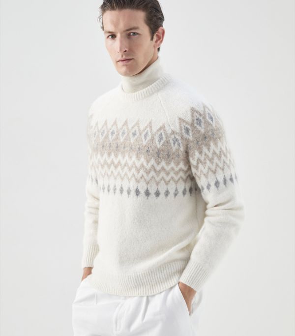 o1w1db10924 Sweater in Open White
