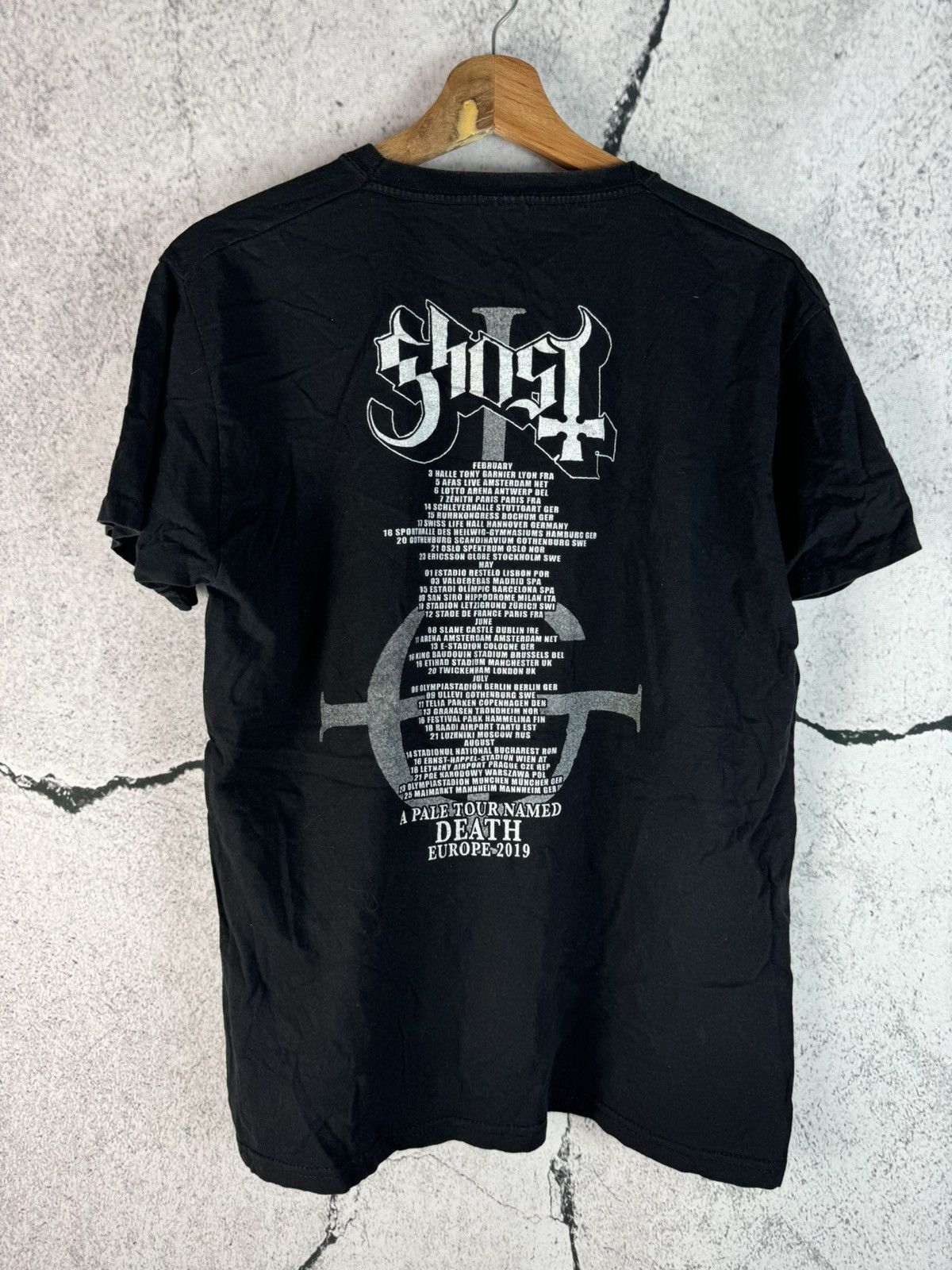 Band Tees 2019 Ghost Rock black metal Band Black Tee Size US M / EU 48-50 / 2 - 2 Thumbnail
