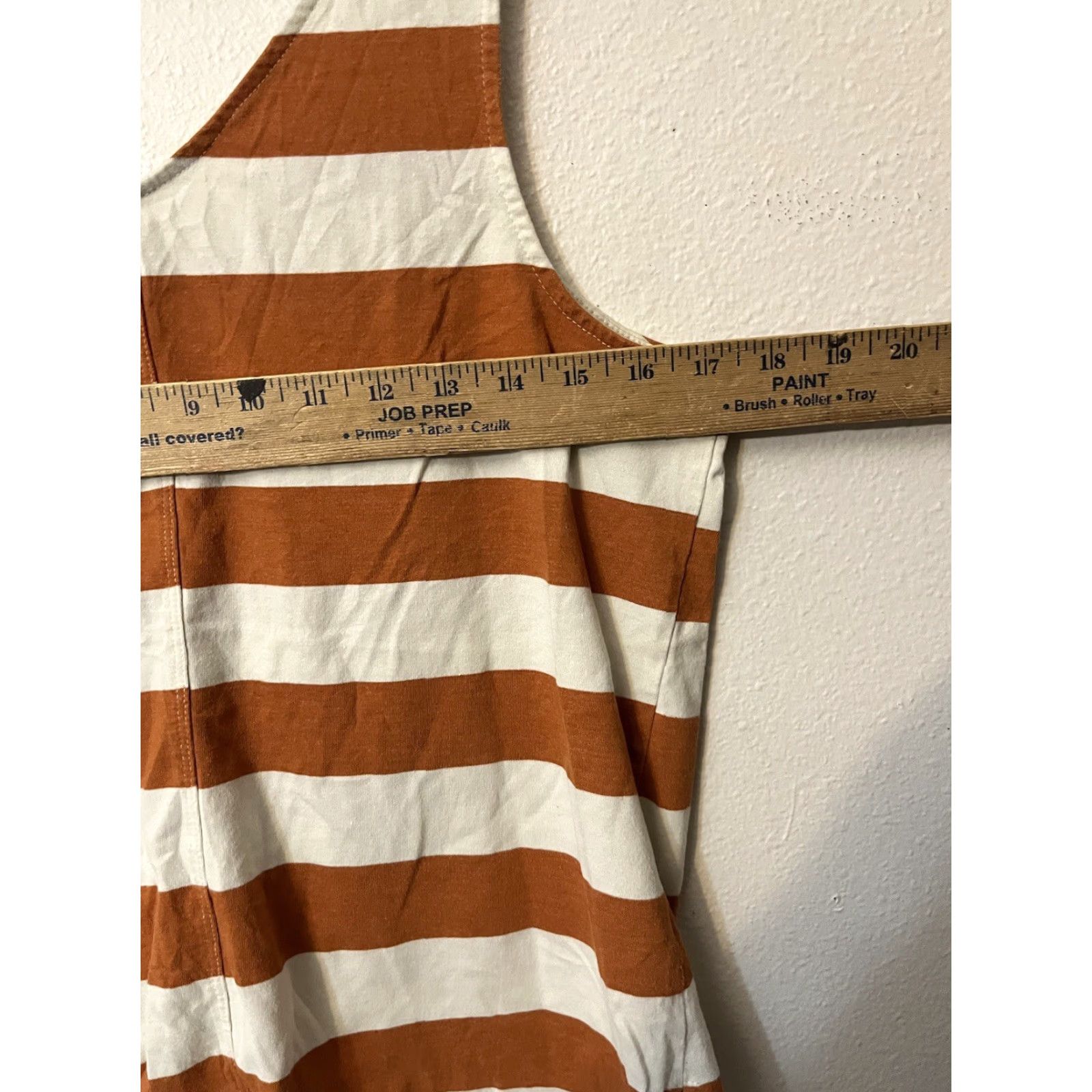 Vintage VINTAGE Universal Thread Tank Top Womens L White Orange Stripe Button Front Tank Top Womens L Orange White Stripe Shirt? Size L / US 10 / IT 46 - 4 Thumbnail