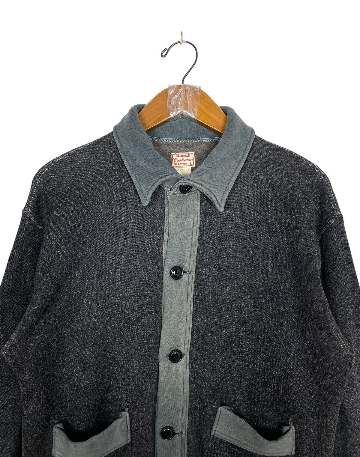 Japanese Brand Rare‼️ Vintage Union Made Cushman Cardigan Sweatshirt Size US S / EU 44-46 / 1 - 4 Thumbnail