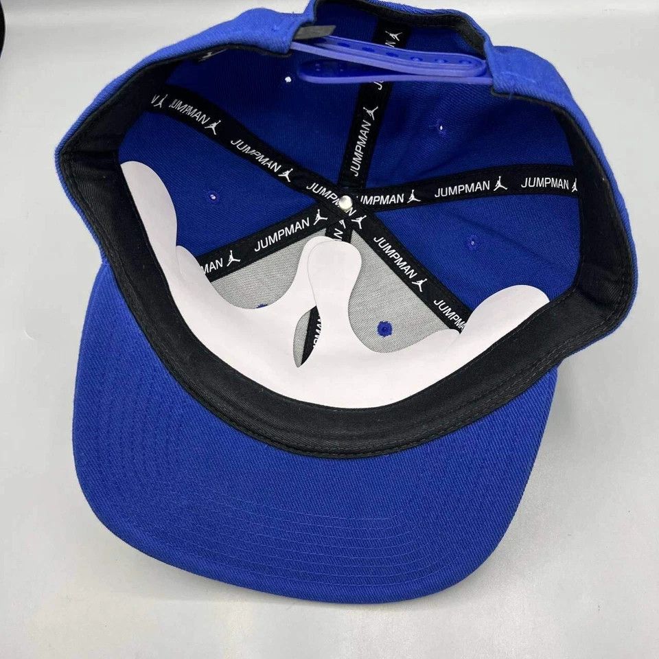Jordan Brand Air Jordan 92 Hat Men Blue Embroidered Logo Snap Back Cap Size ONE SIZE - 2 Thumbnail