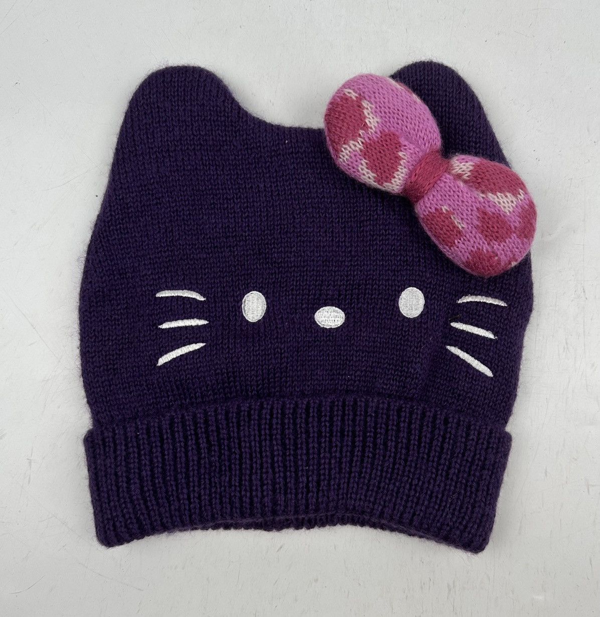 Japanese Brand HELLO KITTY BEANIE HAT - TC 38 Size ONE SIZE - 2 Thumbnail