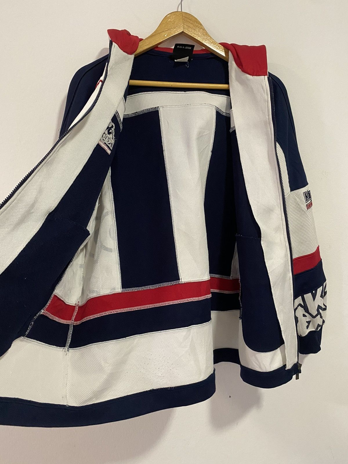 Kappa × Vintage Vintage Kappa Big Logo Colour Block Hooded Jacket Size US M / EU 48-50 / 2 - 9 Thumbnail