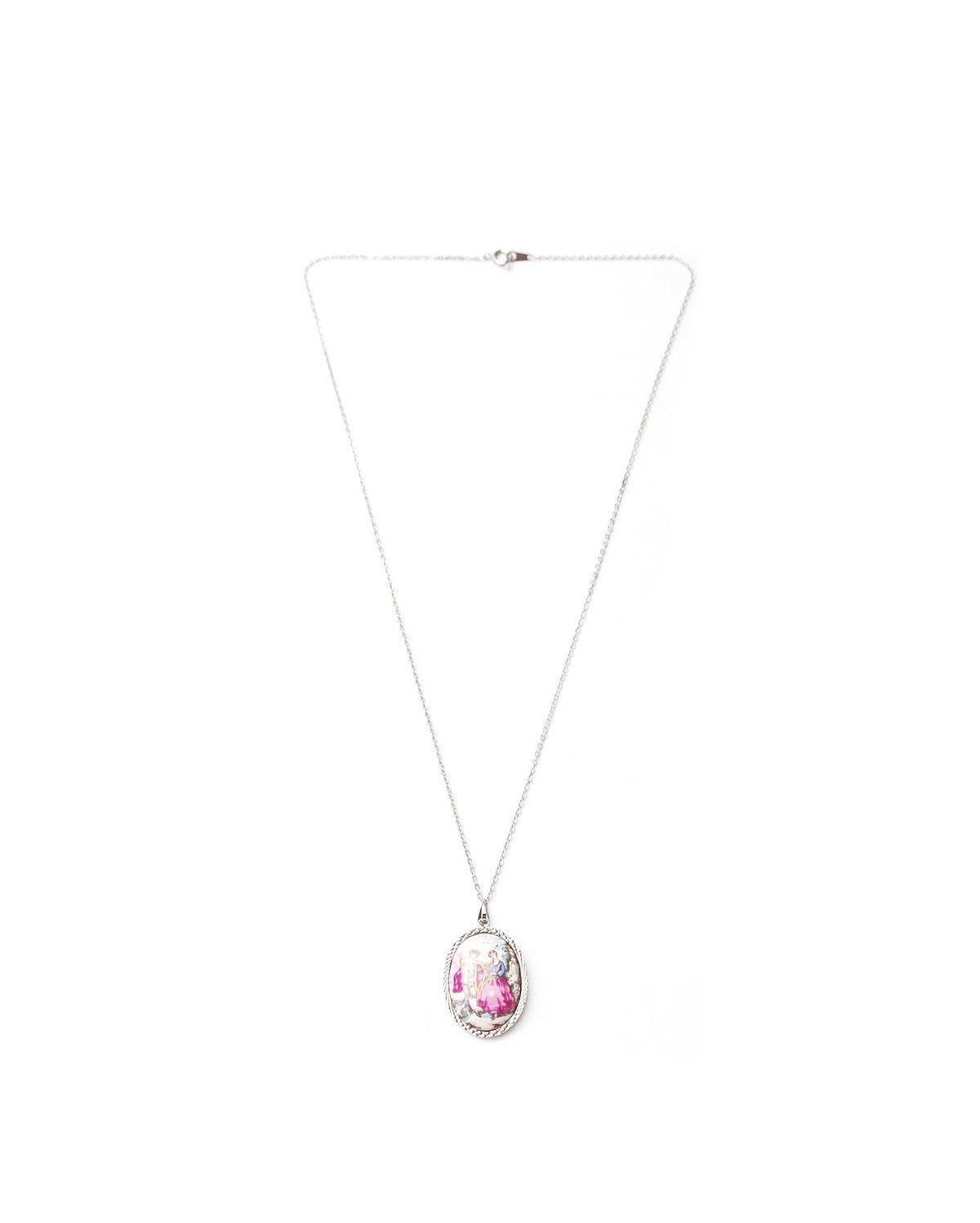 Designer × Vintage 2000S JAPANESE MADE PORCELAIN CAMEO NECKLACE Size ONE SIZE - 2 Thumbnail
