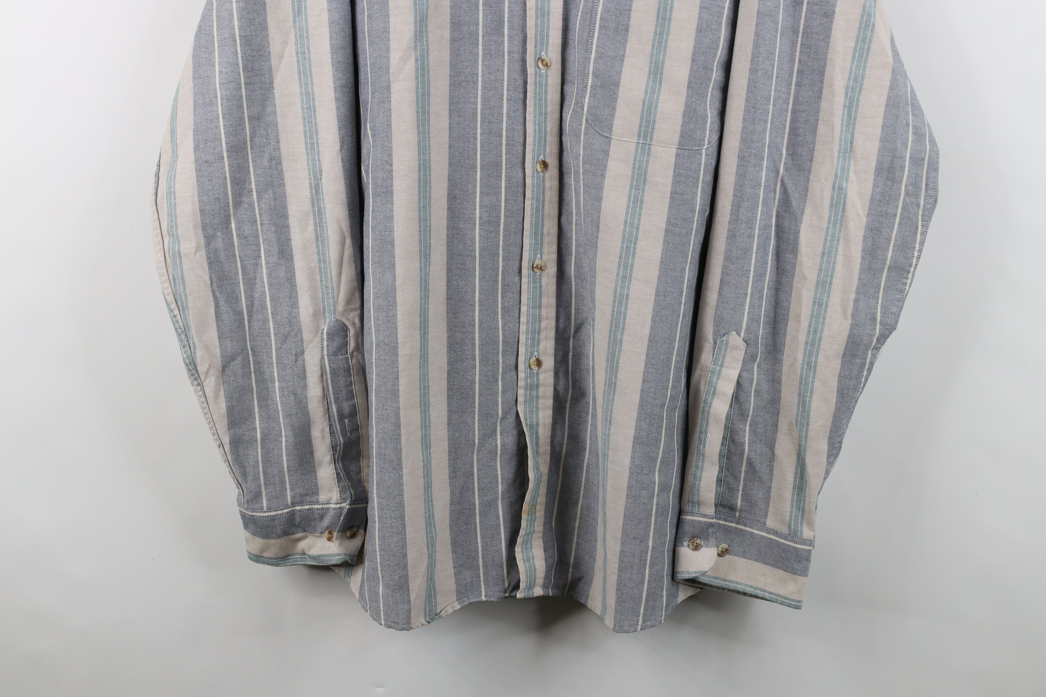 Vintage Vintage 90s Streetwear Block Collared Button Down Shirt Size US XXL / EU 58 / 5 - 3 Thumbnail