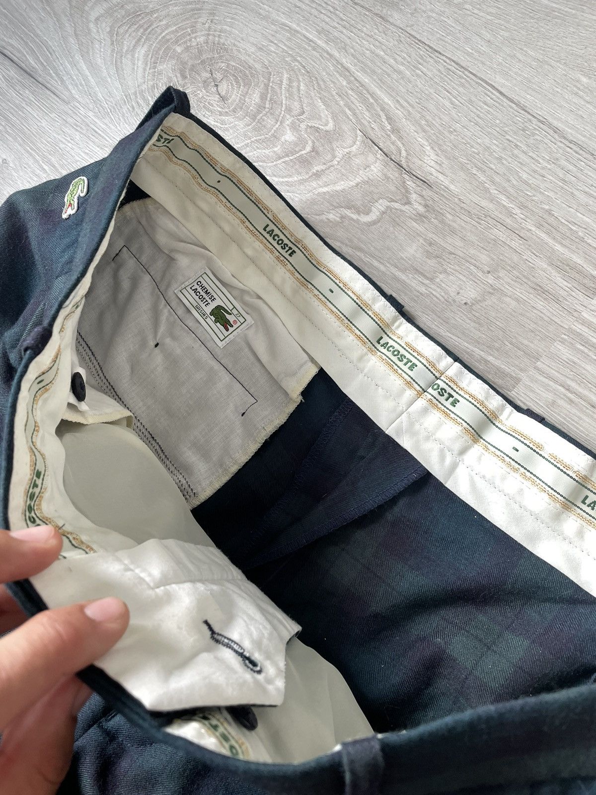 Lacoste Vintage Men’s Classic Pants Lacoste Chemise. Size US 36 / EU 52 - 7 Thumbnail