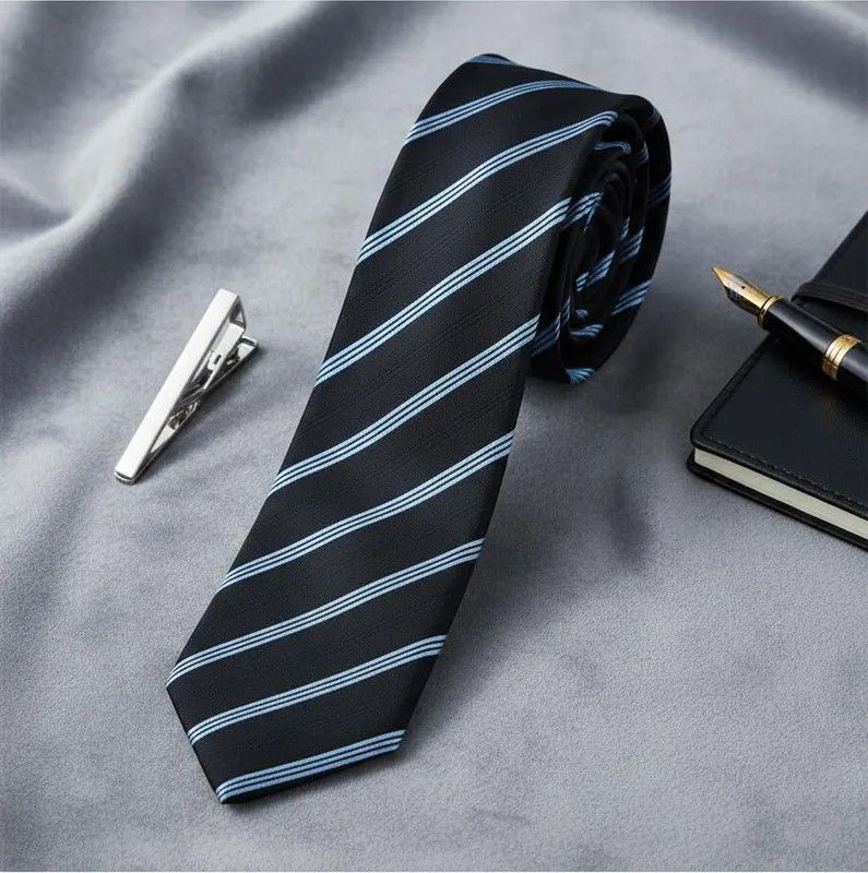 Ermenegildo Zegna Ermenegildo Zegna striped silk tie – FASHIONELLA Size ONE SIZE - 2 Thumbnail