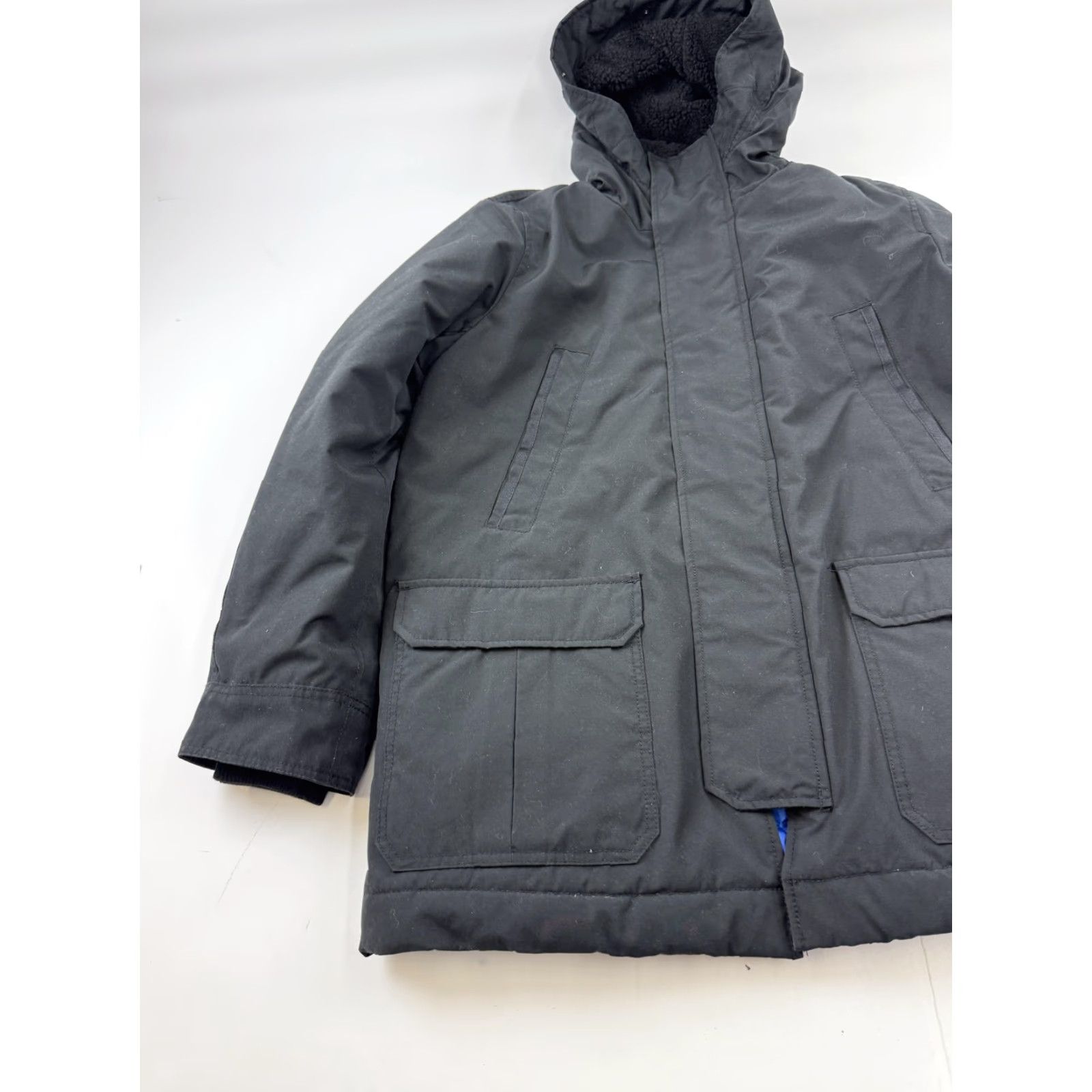 Gap Gap Parka Coat Mens Large Black Hooded Quilted Insulated Full Zip Winter Jacket Coat Size US L / EU 52-54 / 3 - 4 Thumbnail