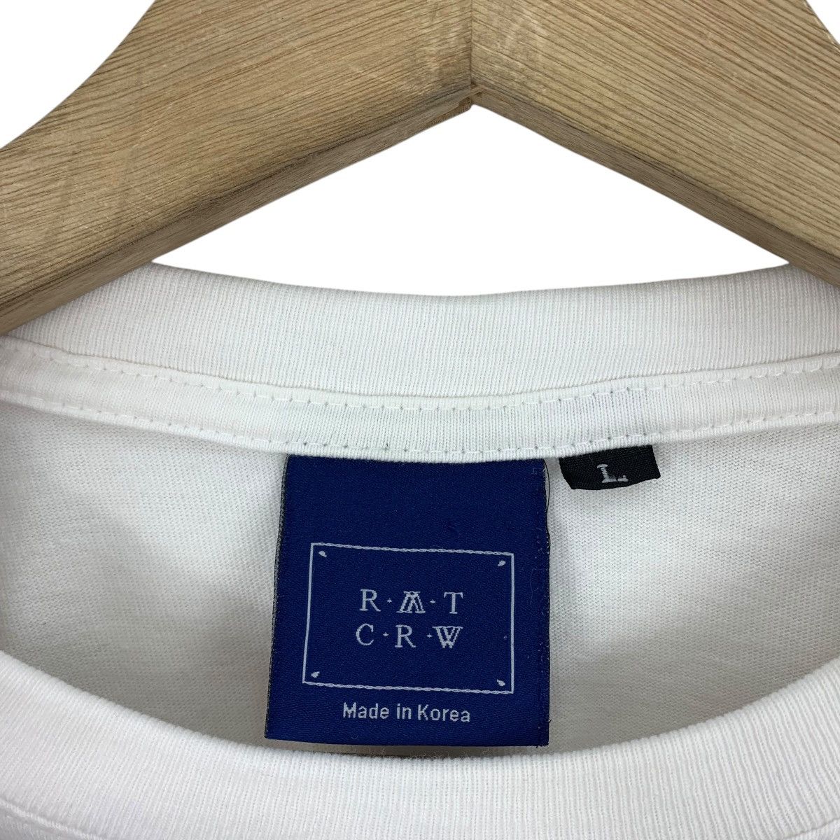 Japanese Brand Rare!! MARK GONZALES X RAT CRW big logo printed tee Size US L / EU 52-54 / 3 - 4 Thumbnail