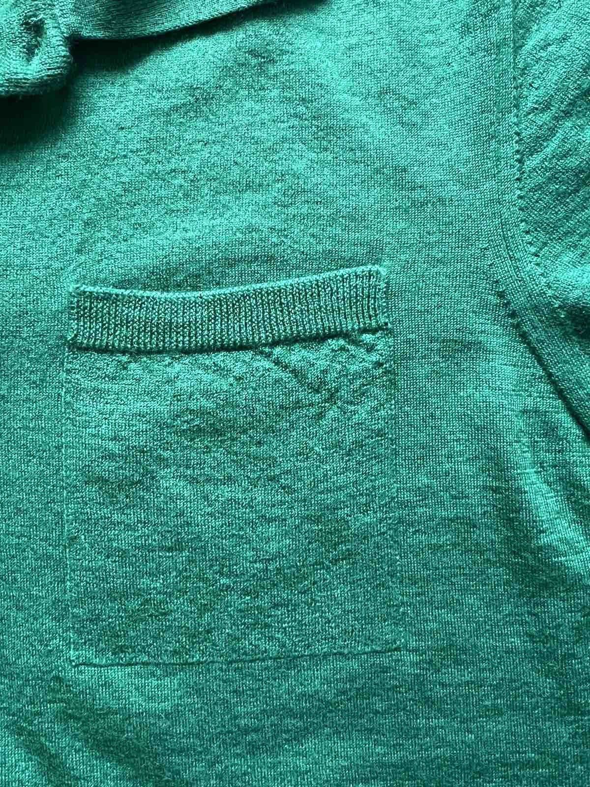 Isaia Isaia Knit Cotton Polo Sweater green size L Size US L / EU 52-54 / 3 - 3 Thumbnail