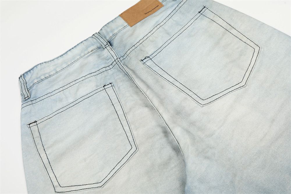 Jean Men's American-style distressed casual denim jeans Size US 32 / EU 48 - 5 Thumbnail