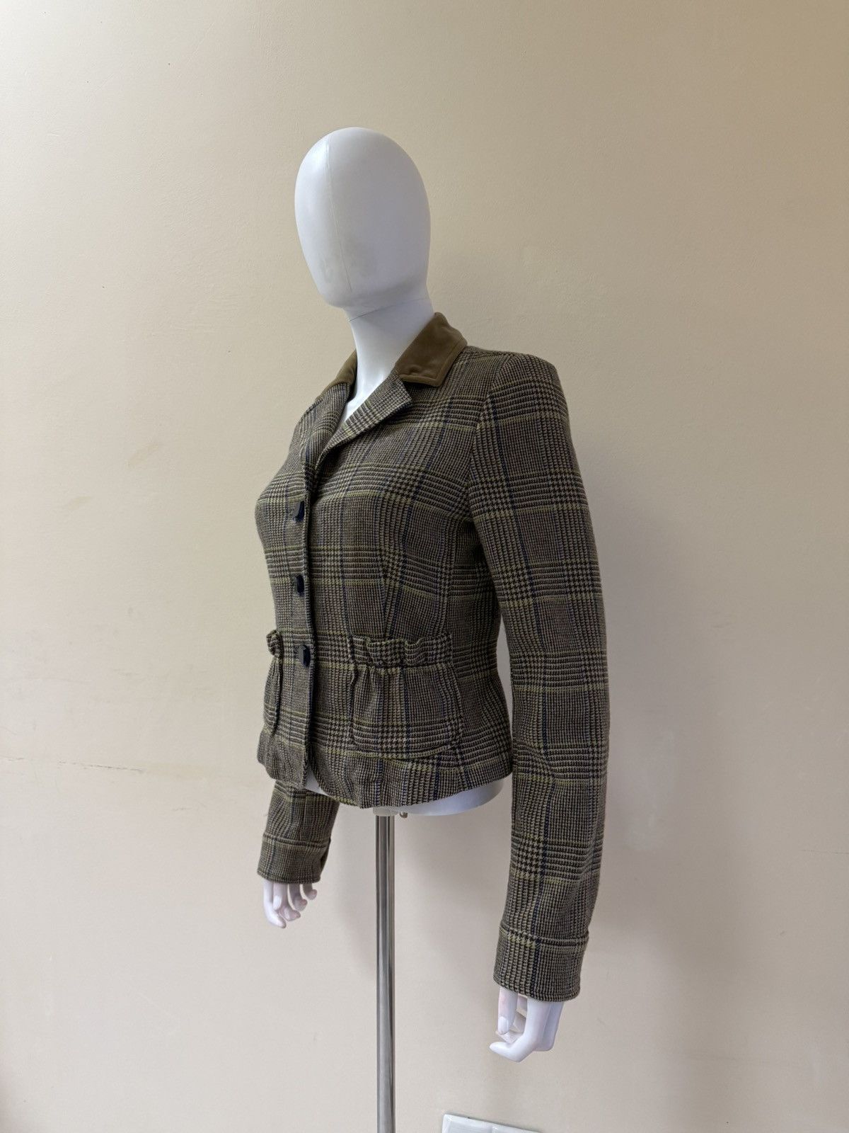 Etro Etro Womens Wool Checkered Blazer Jacket Size 42 Size M / US 6-8 / IT 42-44 - 7 Thumbnail