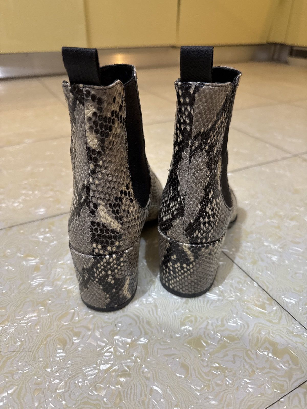 Designer Snakeskin La Canadienne boots Size US 8 / IT 38 - 1 Thumbnail